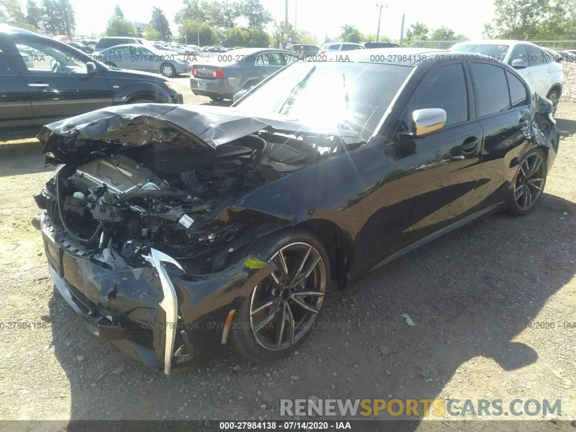 2 Photograph of a damaged car WBA5U9C0XLFH57354 BMW 3 SERIES 2020