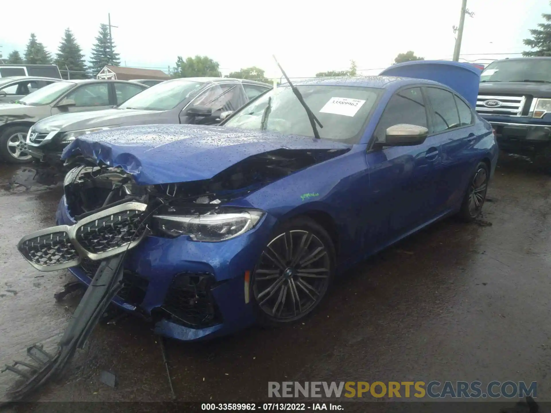 2 Photograph of a damaged car WBA5U9C0XLFH59010 BMW 3 SERIES 2020