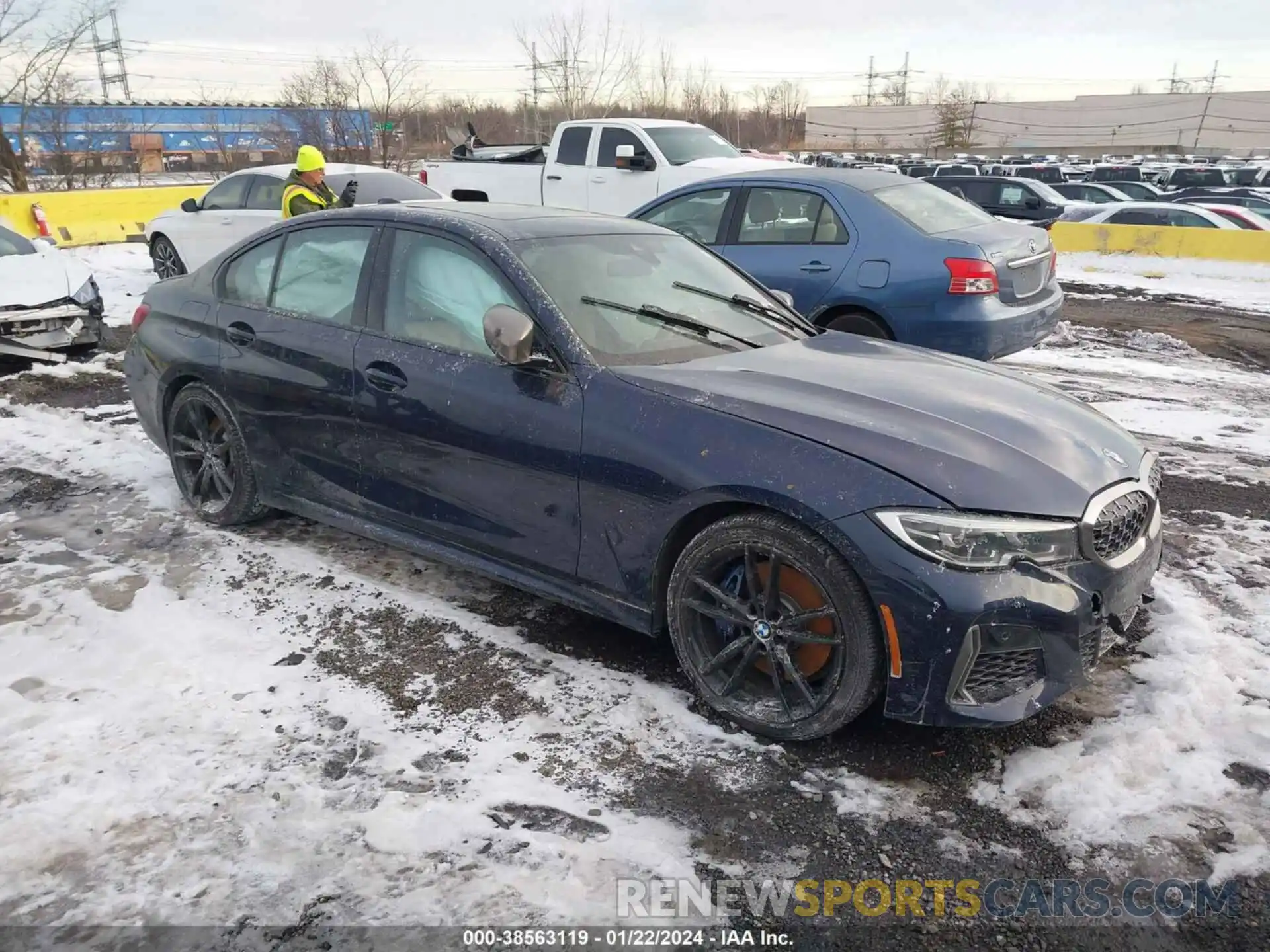 1 Photograph of a damaged car WBA5U9C0XLFH95148 BMW 3 SERIES 2020