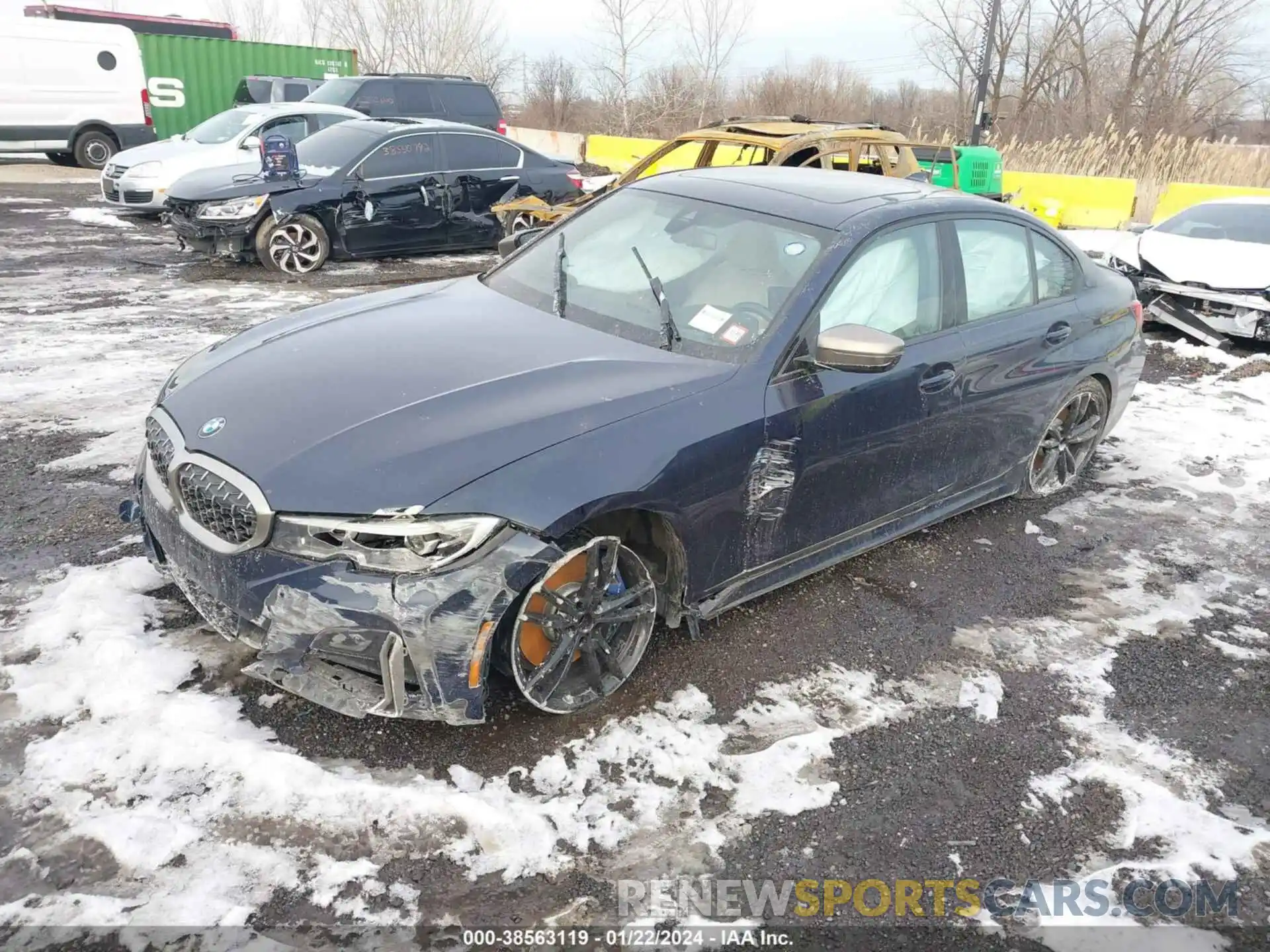 2 Photograph of a damaged car WBA5U9C0XLFH95148 BMW 3 SERIES 2020