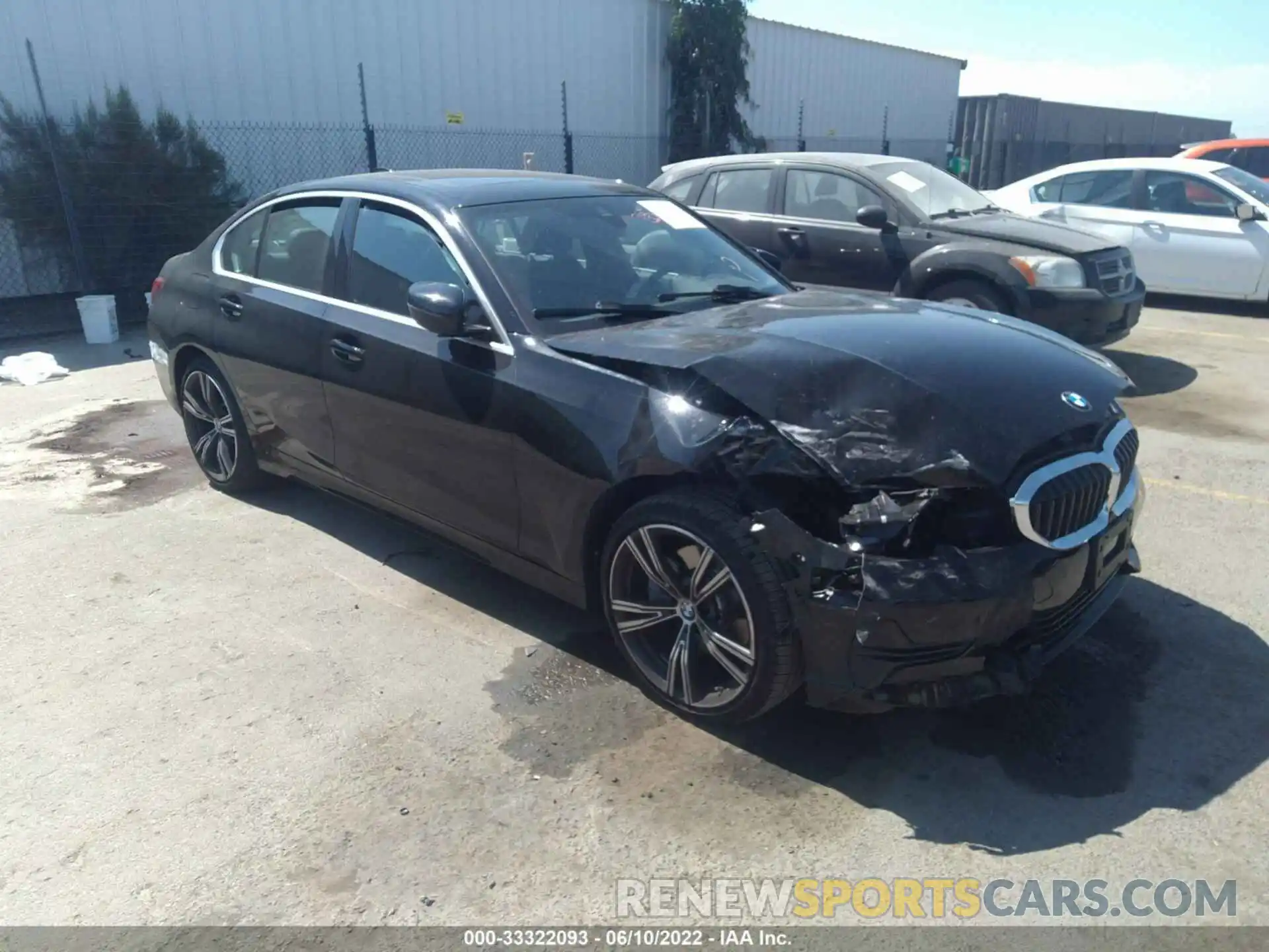 1 Photograph of a damaged car 3MW5P7J01M8C01066 BMW 3 SERIES 2021