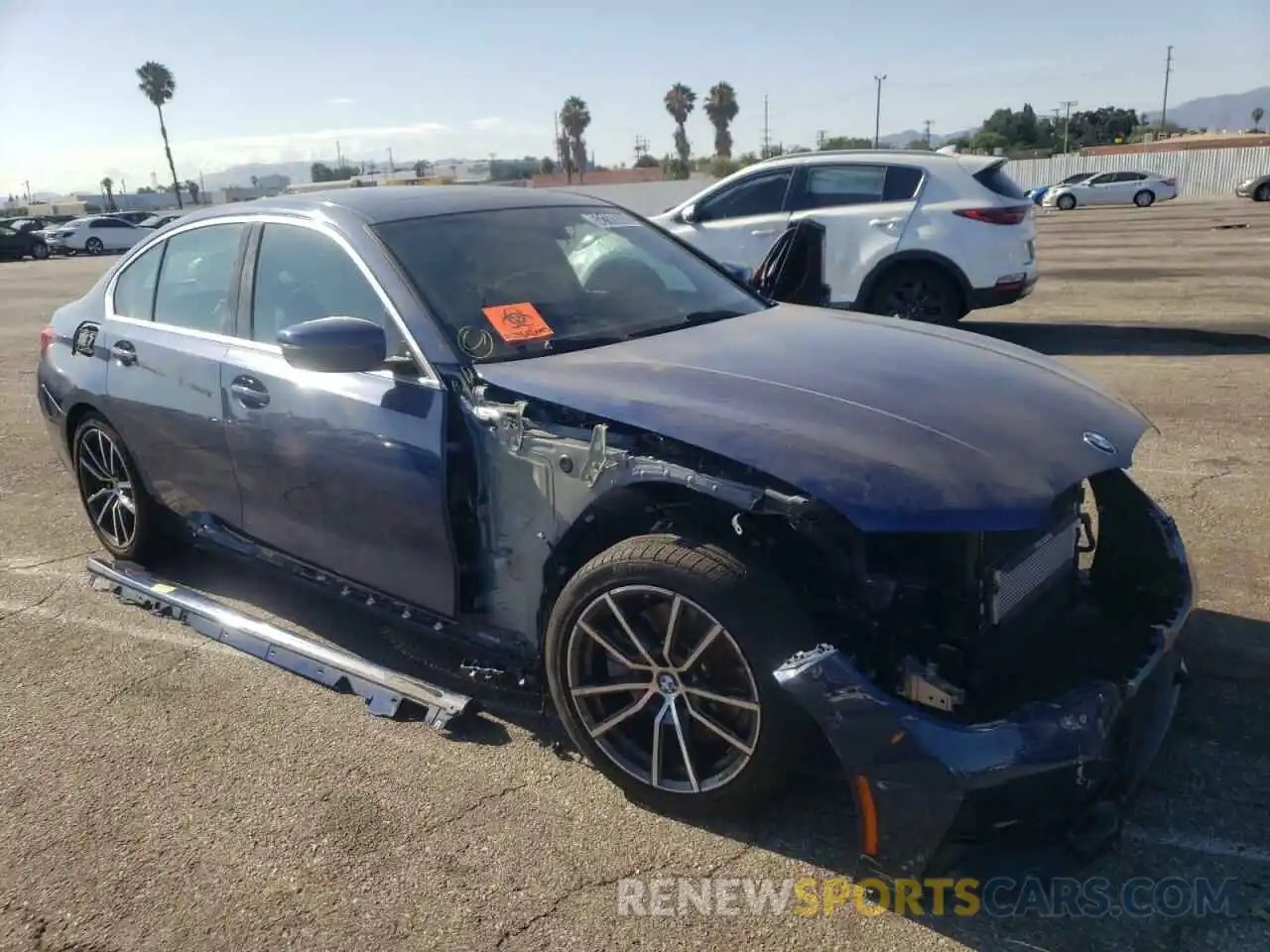 1 Photograph of a damaged car 3MW5P7J02M8B85900 BMW 3 SERIES 2021