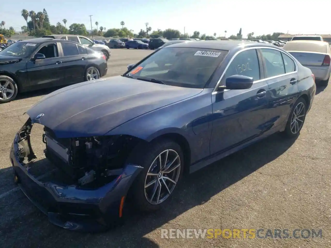 2 Photograph of a damaged car 3MW5P7J02M8B85900 BMW 3 SERIES 2021