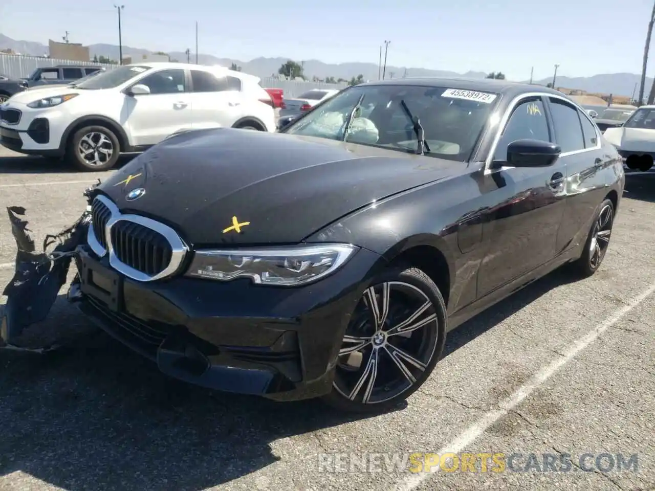 2 Photograph of a damaged car 3MW5P7J04M8B57189 BMW 3 SERIES 2021