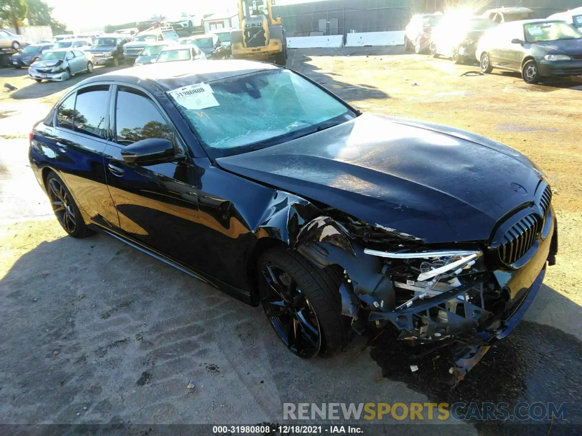 1 Photograph of a damaged car 3MW5P7J05M8B79962 BMW 3 SERIES 2021