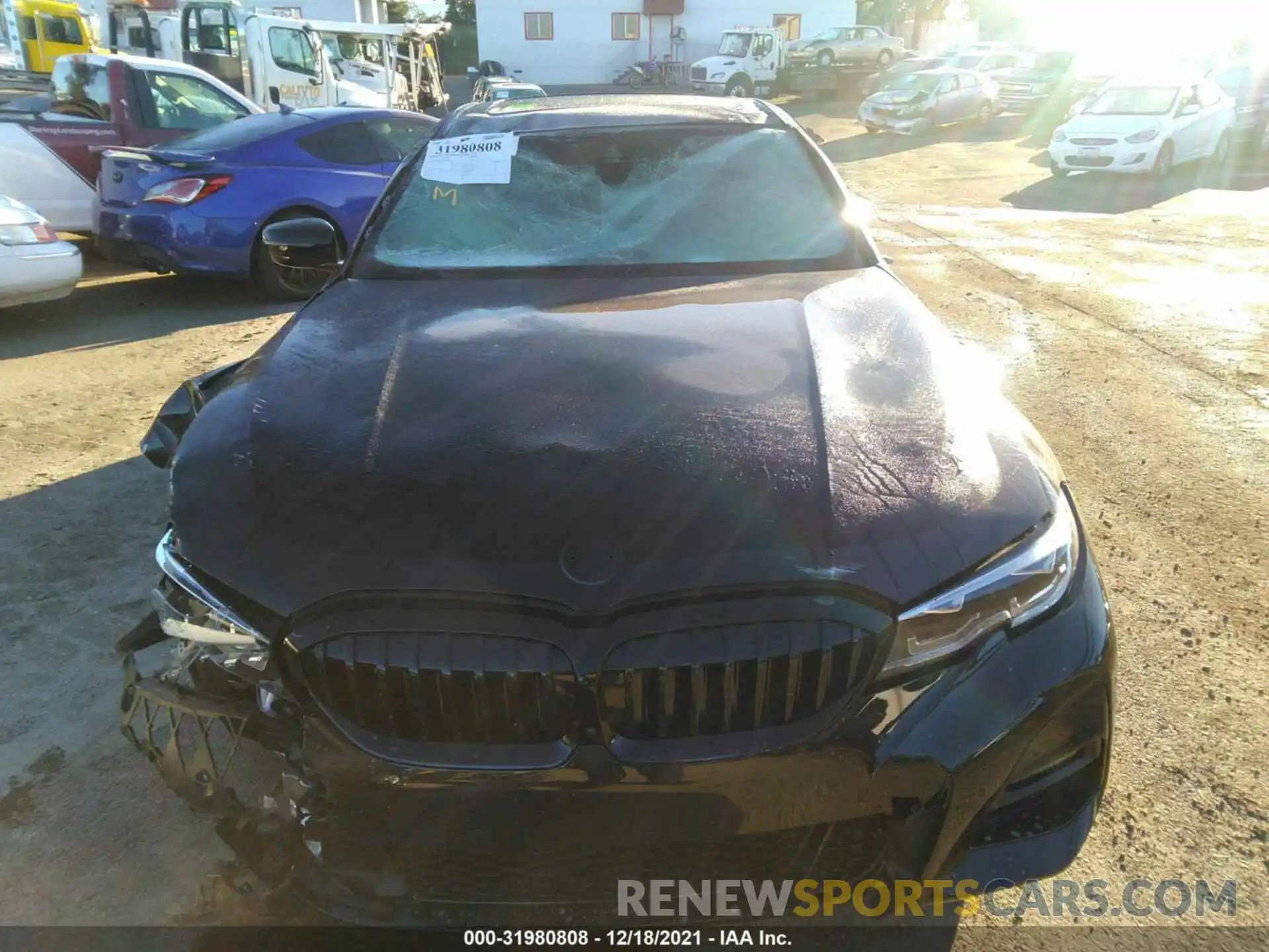 6 Photograph of a damaged car 3MW5P7J05M8B79962 BMW 3 SERIES 2021