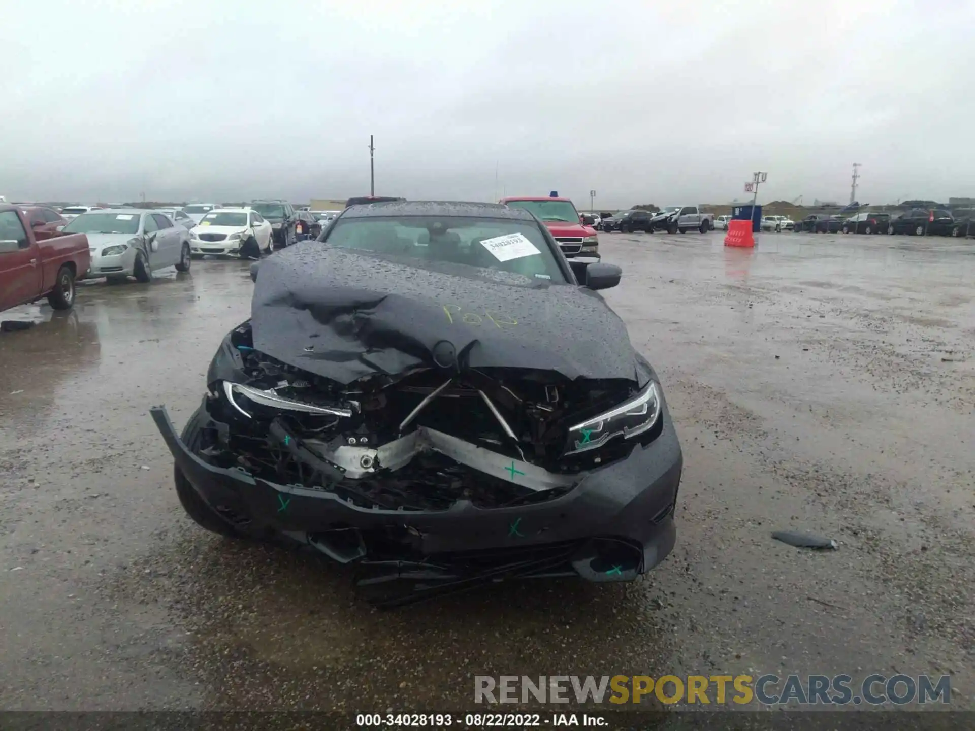 6 Photograph of a damaged car 3MW5P7J06M8B61650 BMW 3 SERIES 2021