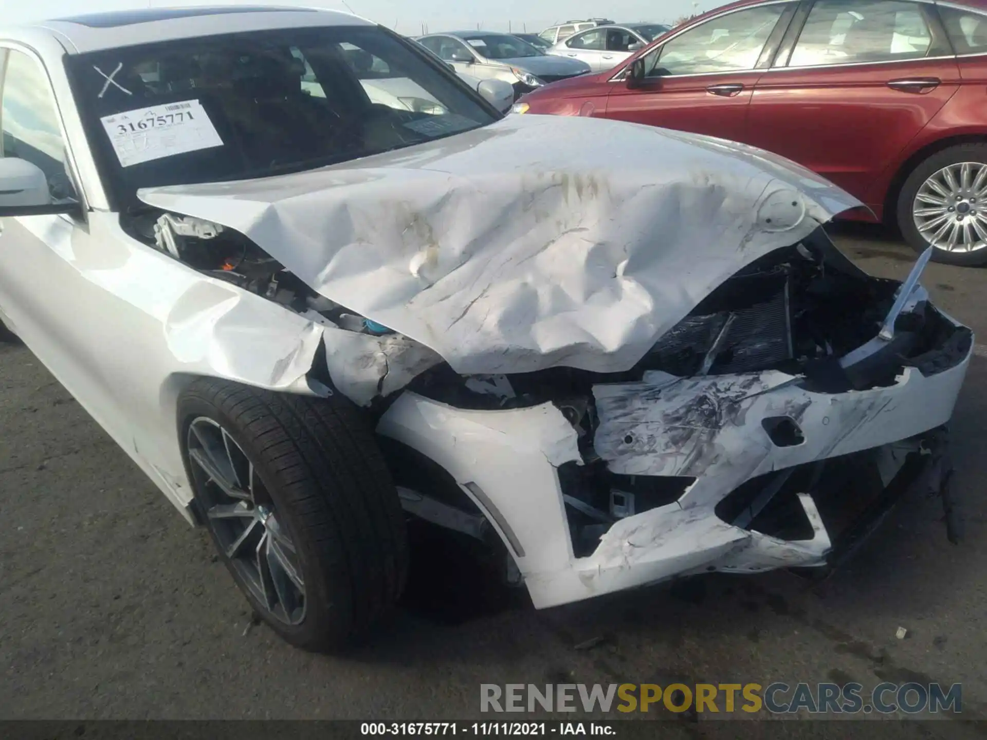 6 Photograph of a damaged car 3MW5P7J06M8C11575 BMW 3 SERIES 2021