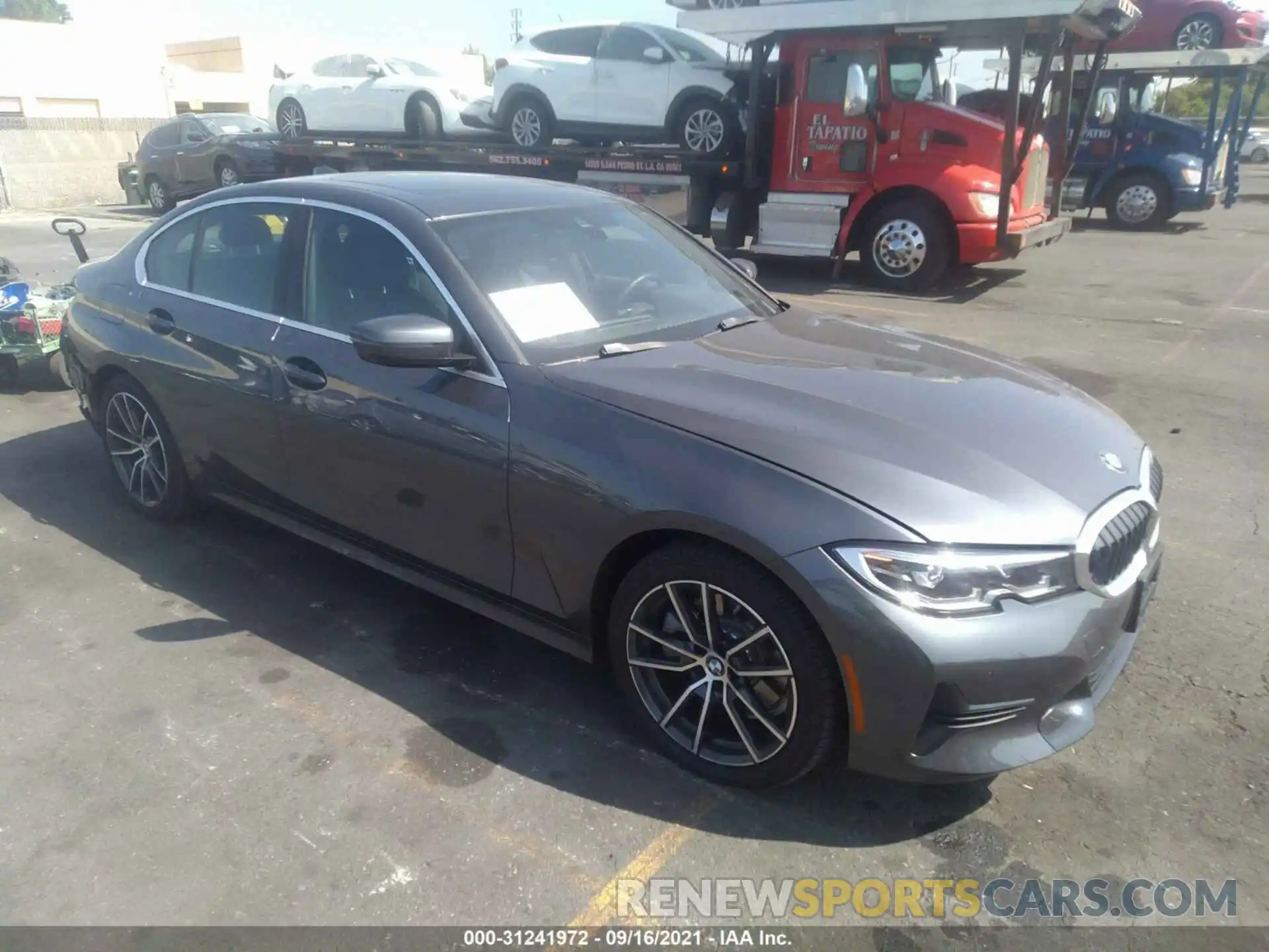 1 Photograph of a damaged car 3MW5P7J07M8C04554 BMW 3 SERIES 2021