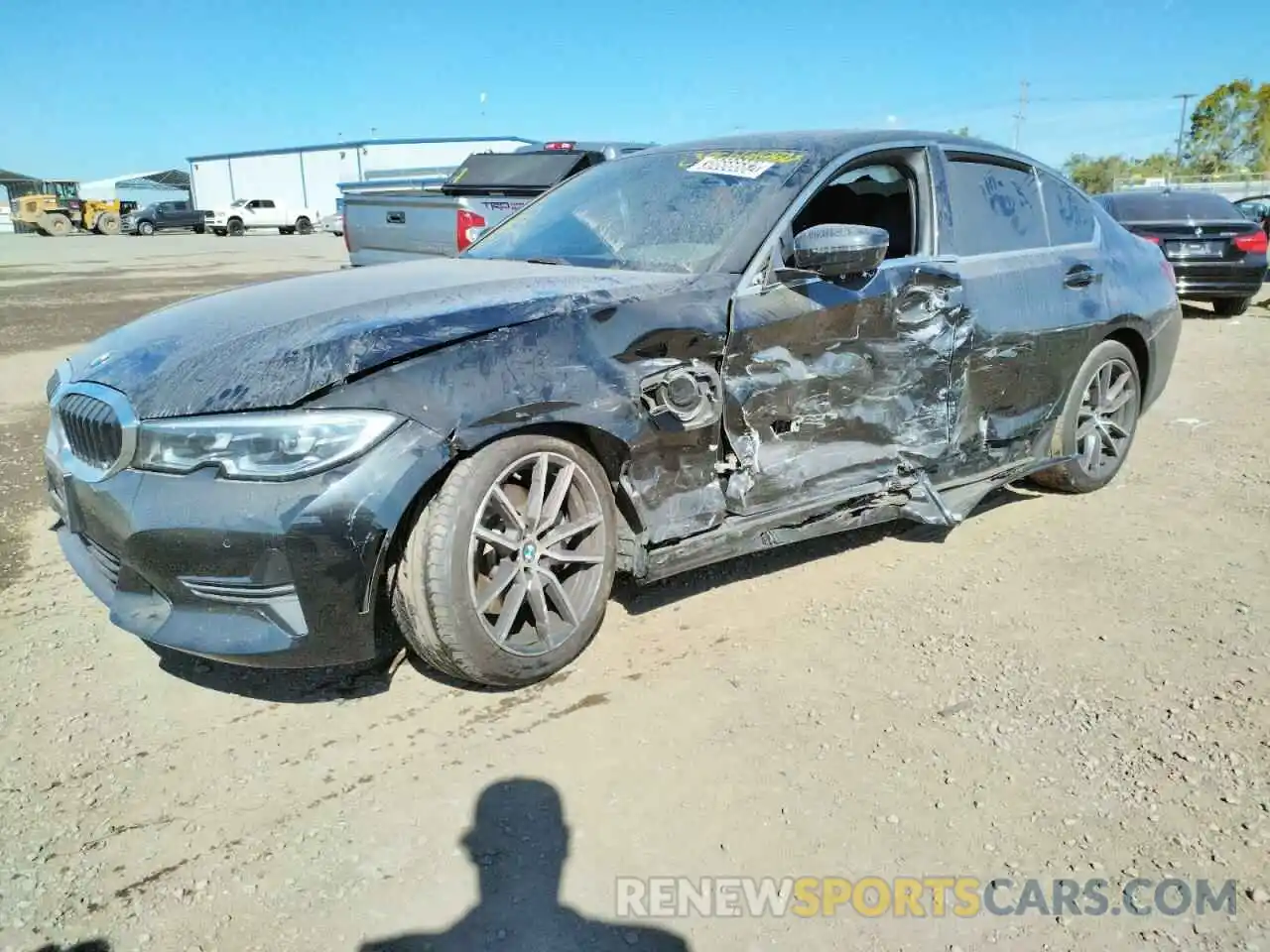 9 Photograph of a damaged car 3MW5P7J08M8B98070 BMW 3 SERIES 2021