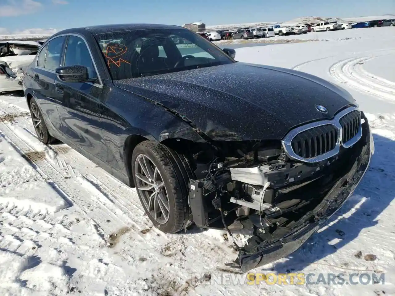 1 Photograph of a damaged car 3MW5P9J02M8B86430 BMW 3 SERIES 2021