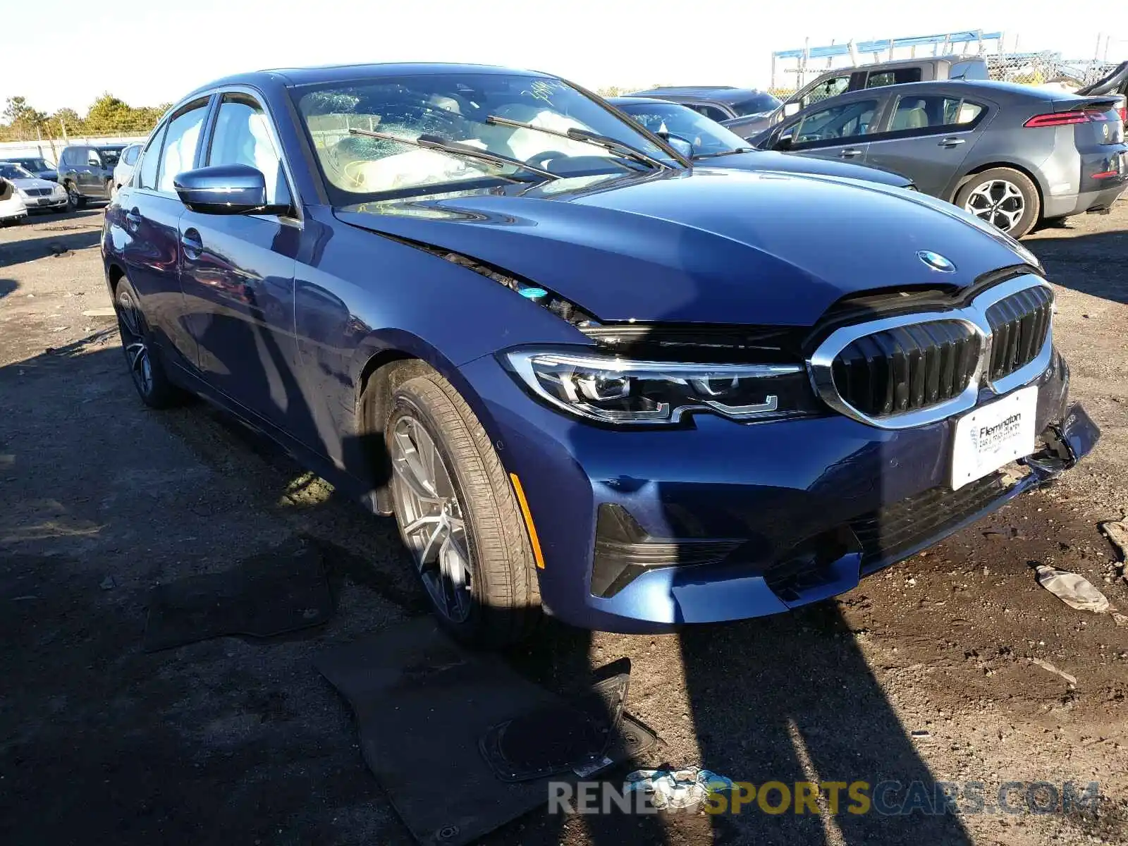 1 Photograph of a damaged car 3MW5P9J05M8B64356 BMW 3 SERIES 2021