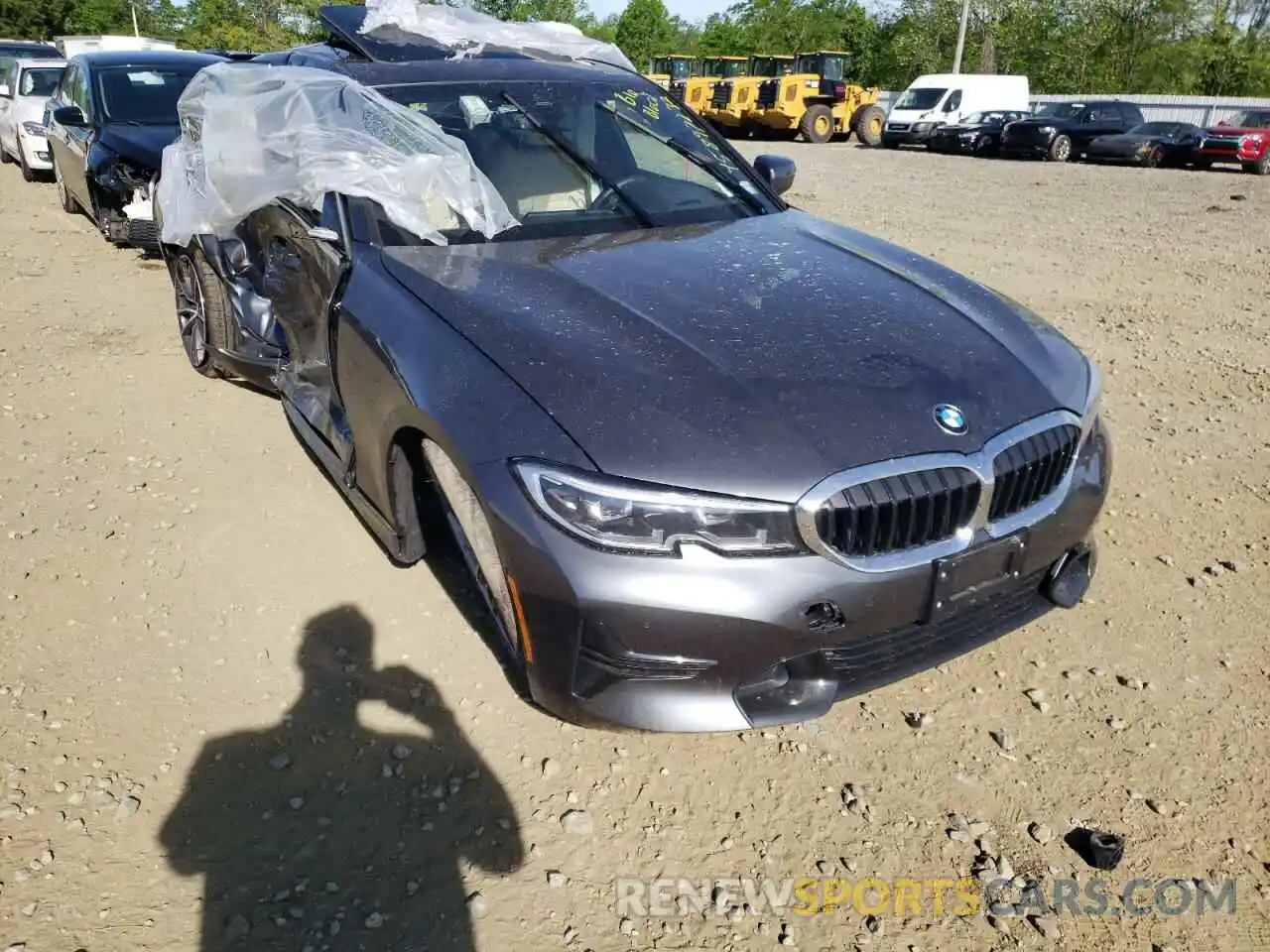 1 Photograph of a damaged car 3MW5P9J06M8B75284 BMW 3 SERIES 2021