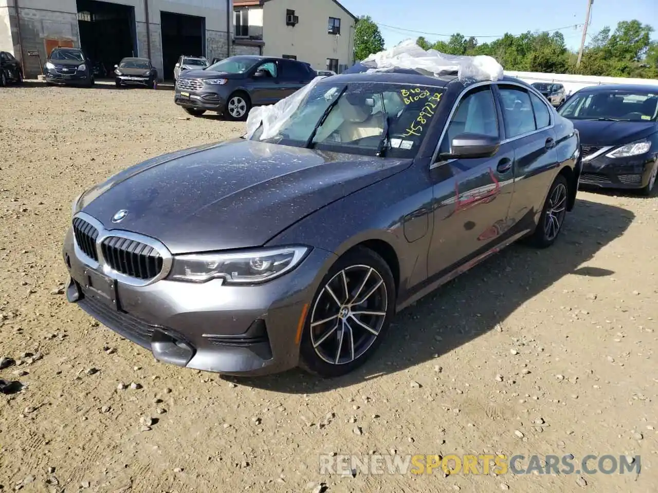 2 Фотография поврежденного автомобиля 3MW5P9J06M8B75284 BMW 3 SERIES 2021