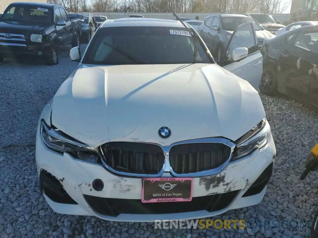 5 Photograph of a damaged car 3MW5P9J06M8B75463 BMW 3 SERIES 2021