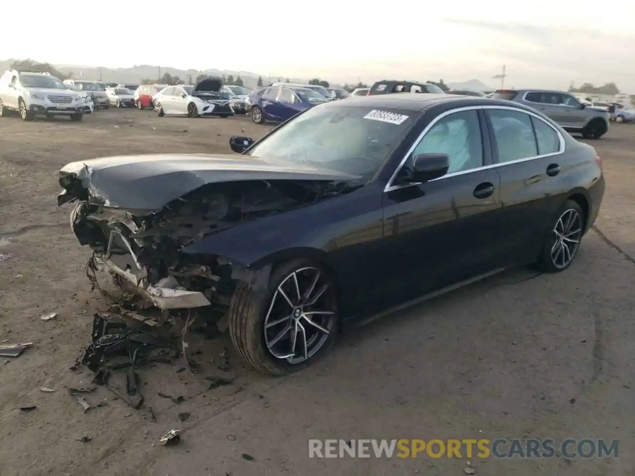 1 Photograph of a damaged car 3MW5R1J00M8B70027 BMW 3 SERIES 2021