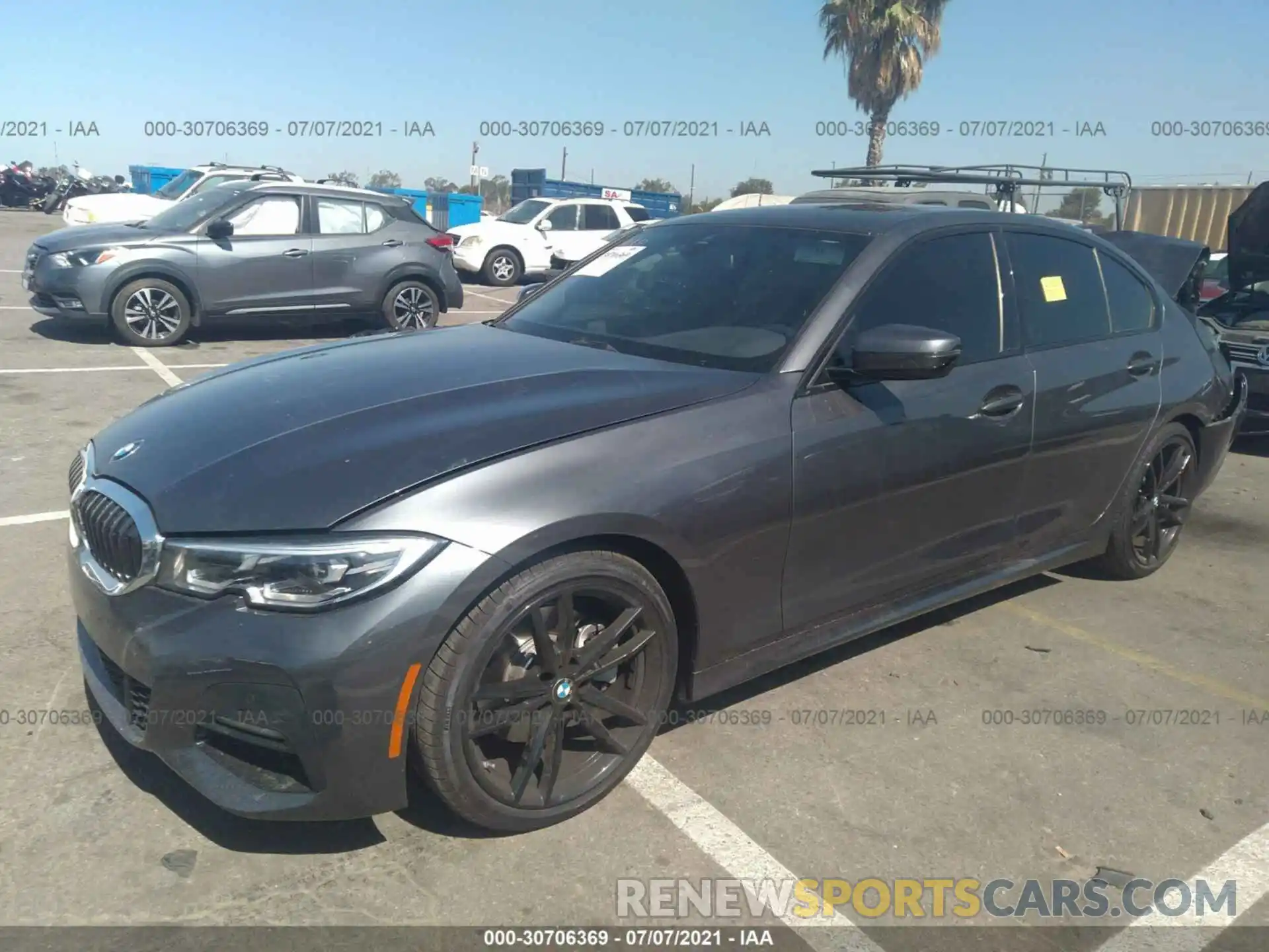 2 Photograph of a damaged car 3MW5R1J00M8B79438 BMW 3 SERIES 2021