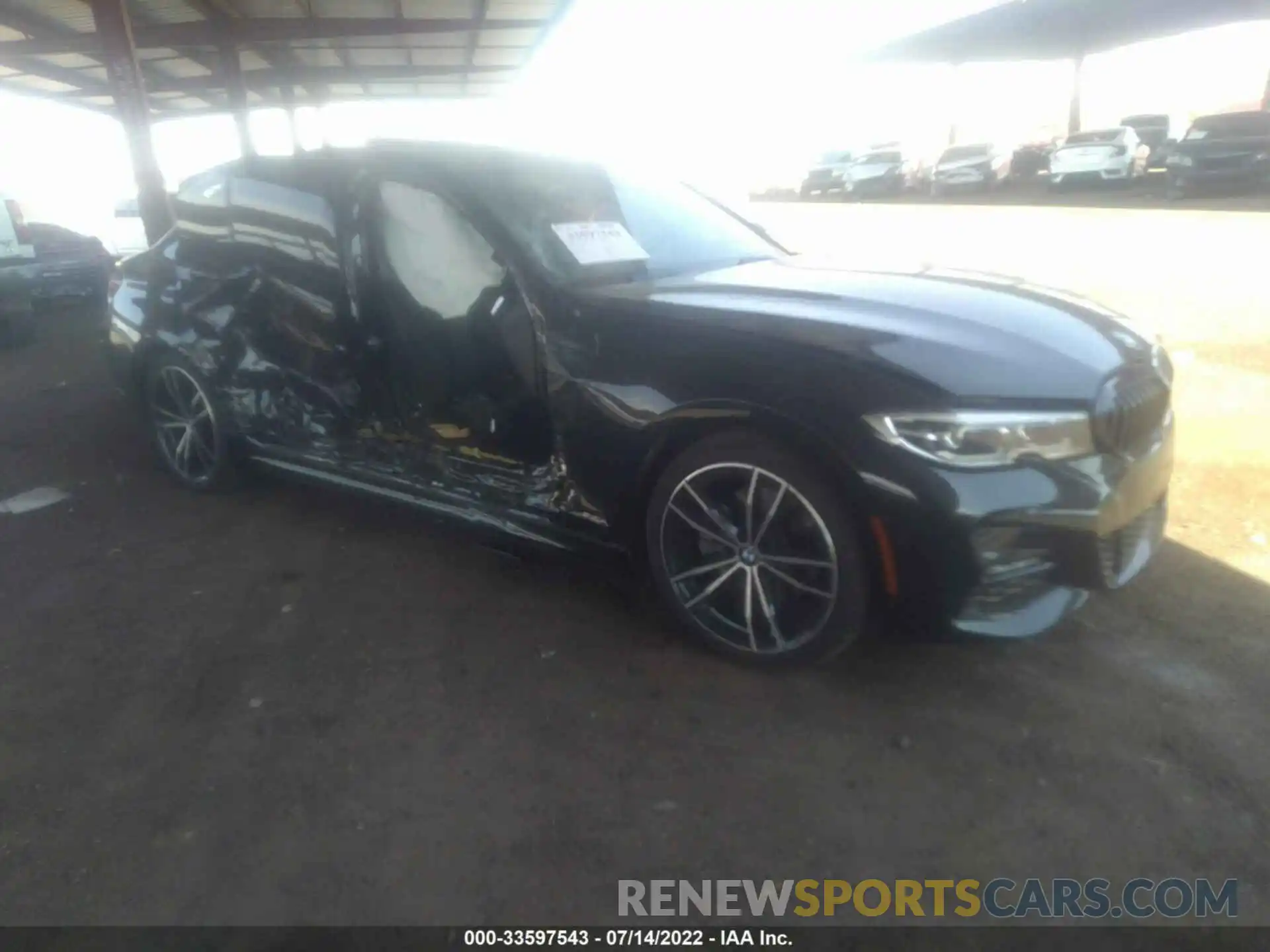 1 Photograph of a damaged car 3MW5R1J00M8B82307 BMW 3 SERIES 2021