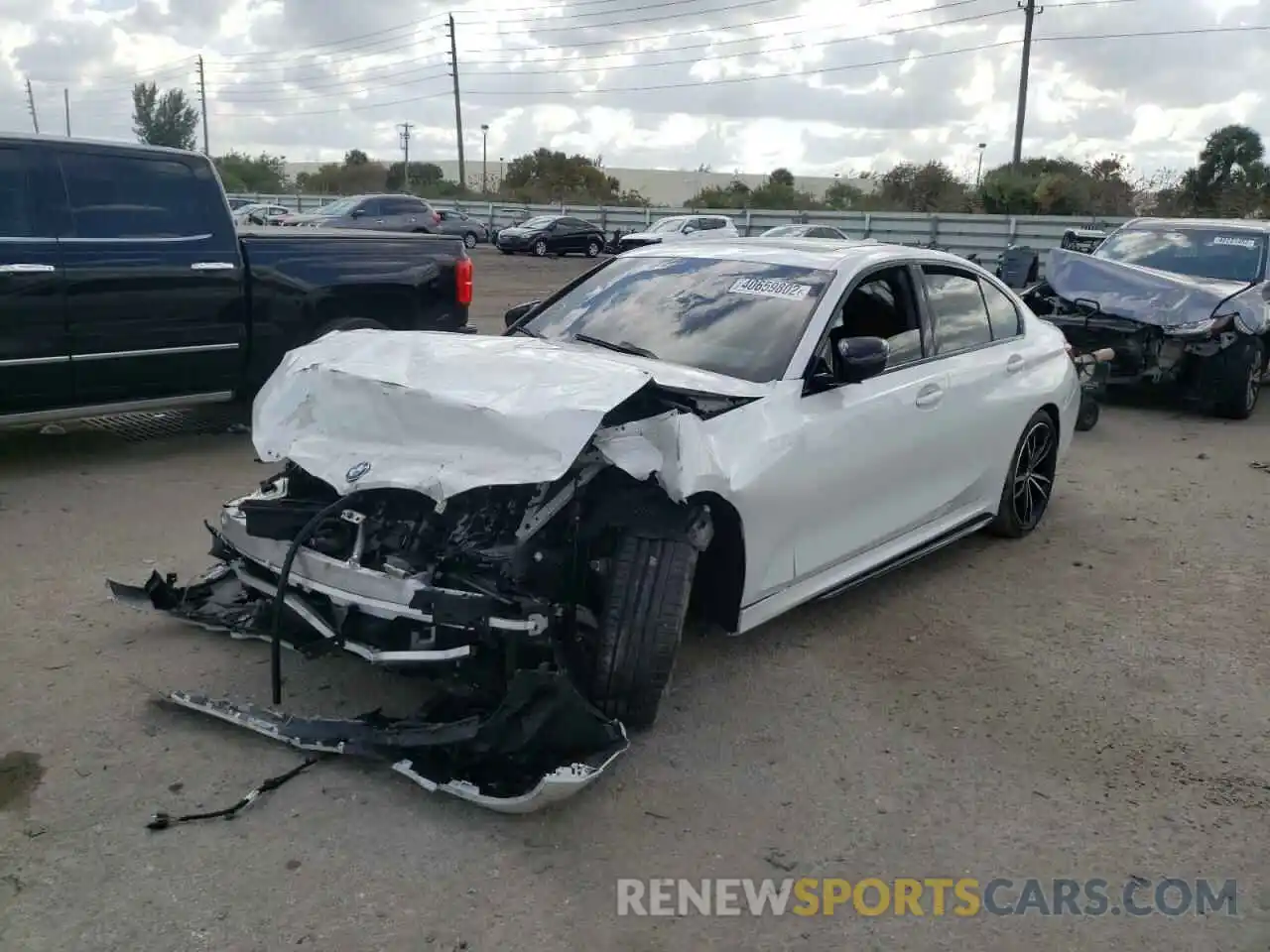 2 Photograph of a damaged car 3MW5R1J00M8B94098 BMW 3 SERIES 2021