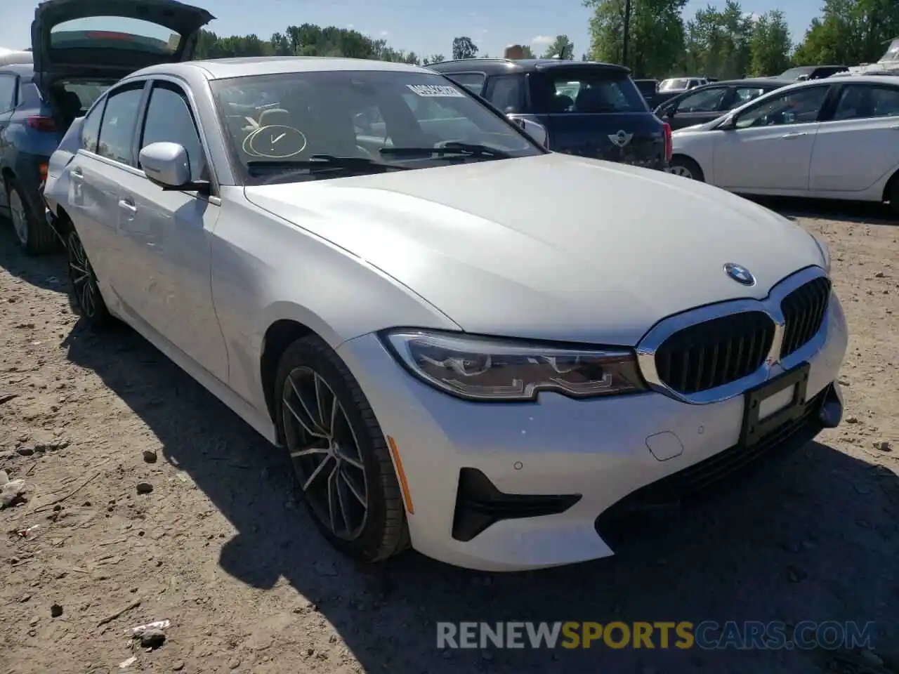 1 Photograph of a damaged car 3MW5R1J00M8C07108 BMW 3 SERIES 2021