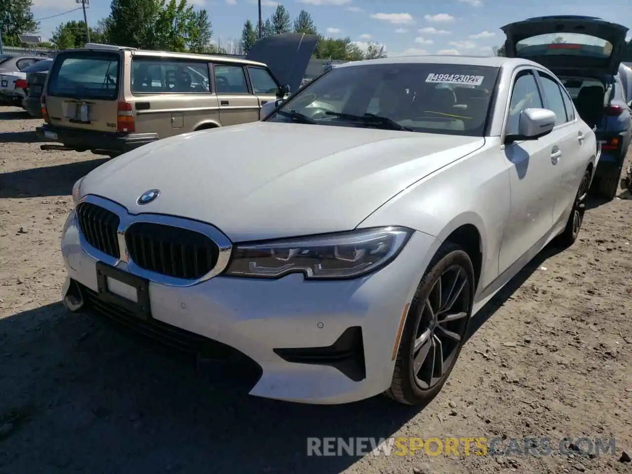 2 Фотография поврежденного автомобиля 3MW5R1J00M8C07108 BMW 3 SERIES 2021