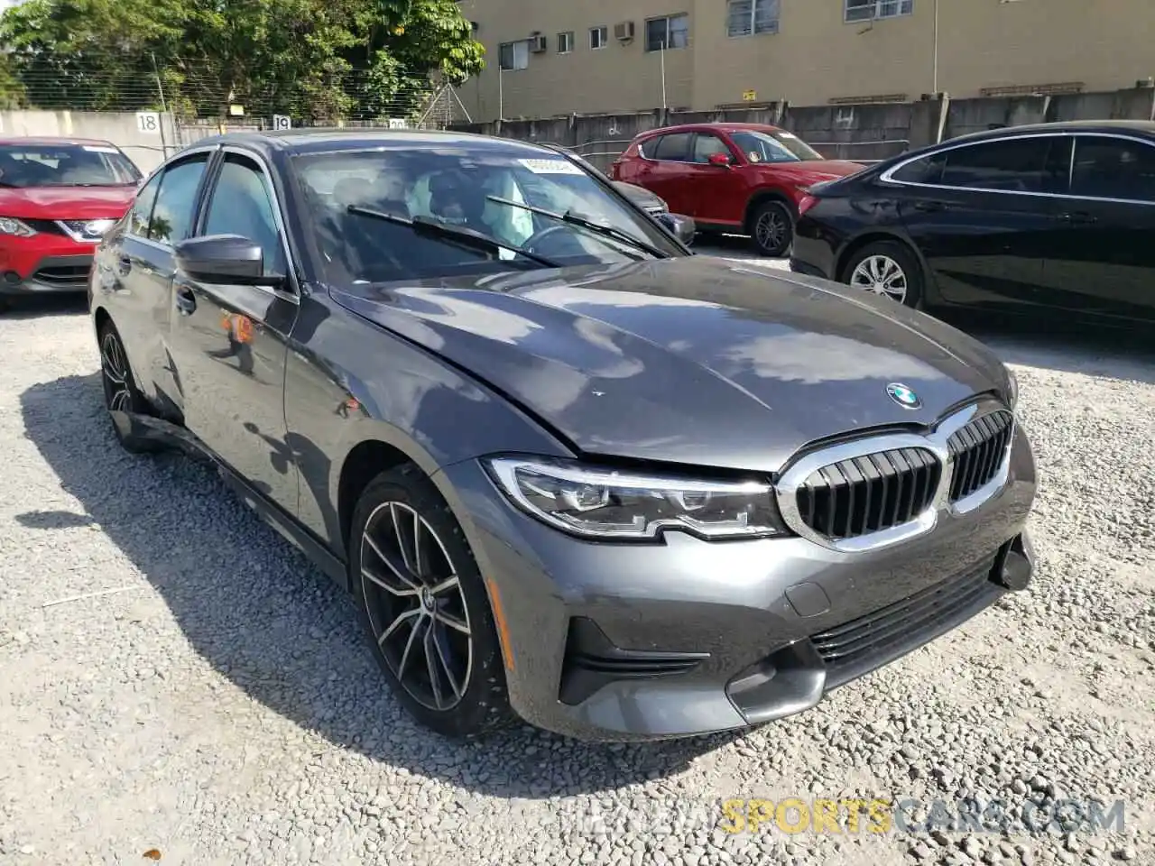 1 Photograph of a damaged car 3MW5R1J00M8C17699 BMW 3 SERIES 2021