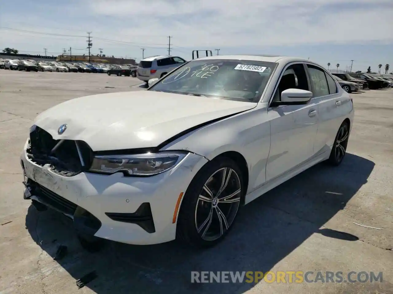 2 Photograph of a damaged car 3MW5R1J01M8B52619 BMW 3 SERIES 2021