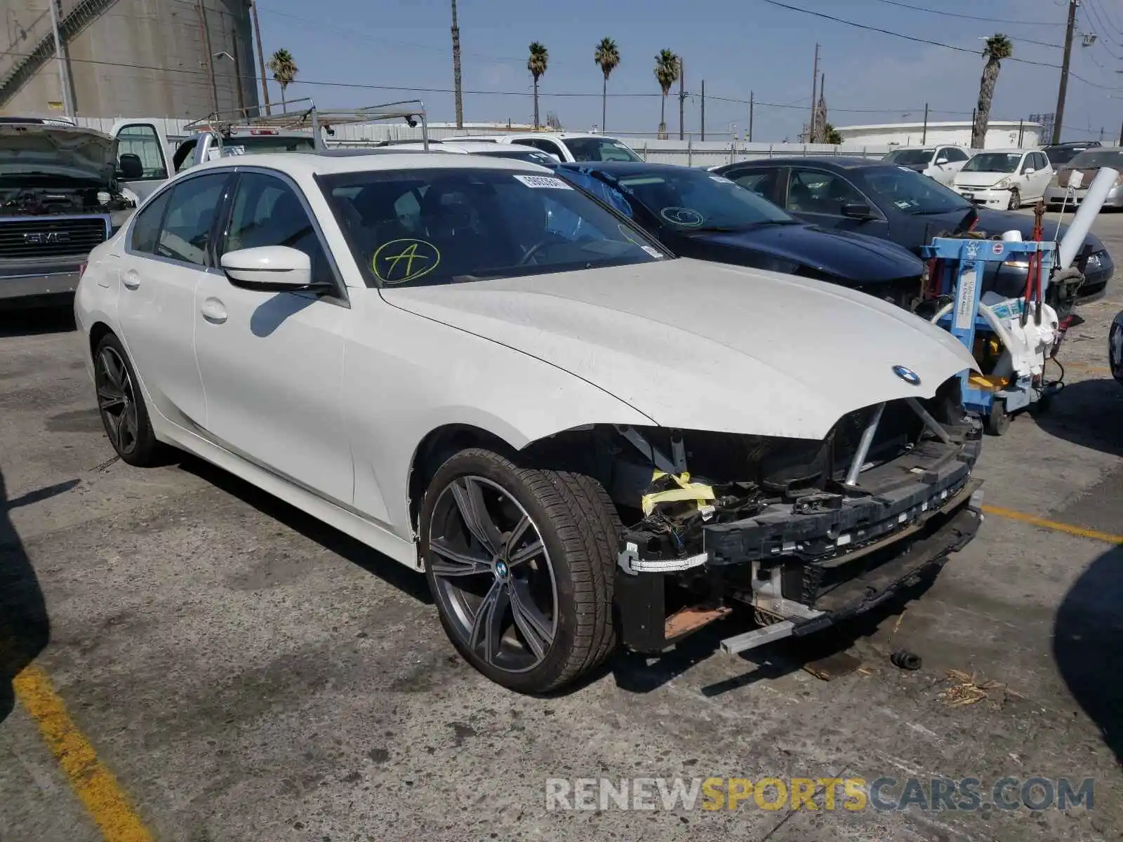 1 Photograph of a damaged car 3MW5R1J01M8B62552 BMW 3 SERIES 2021