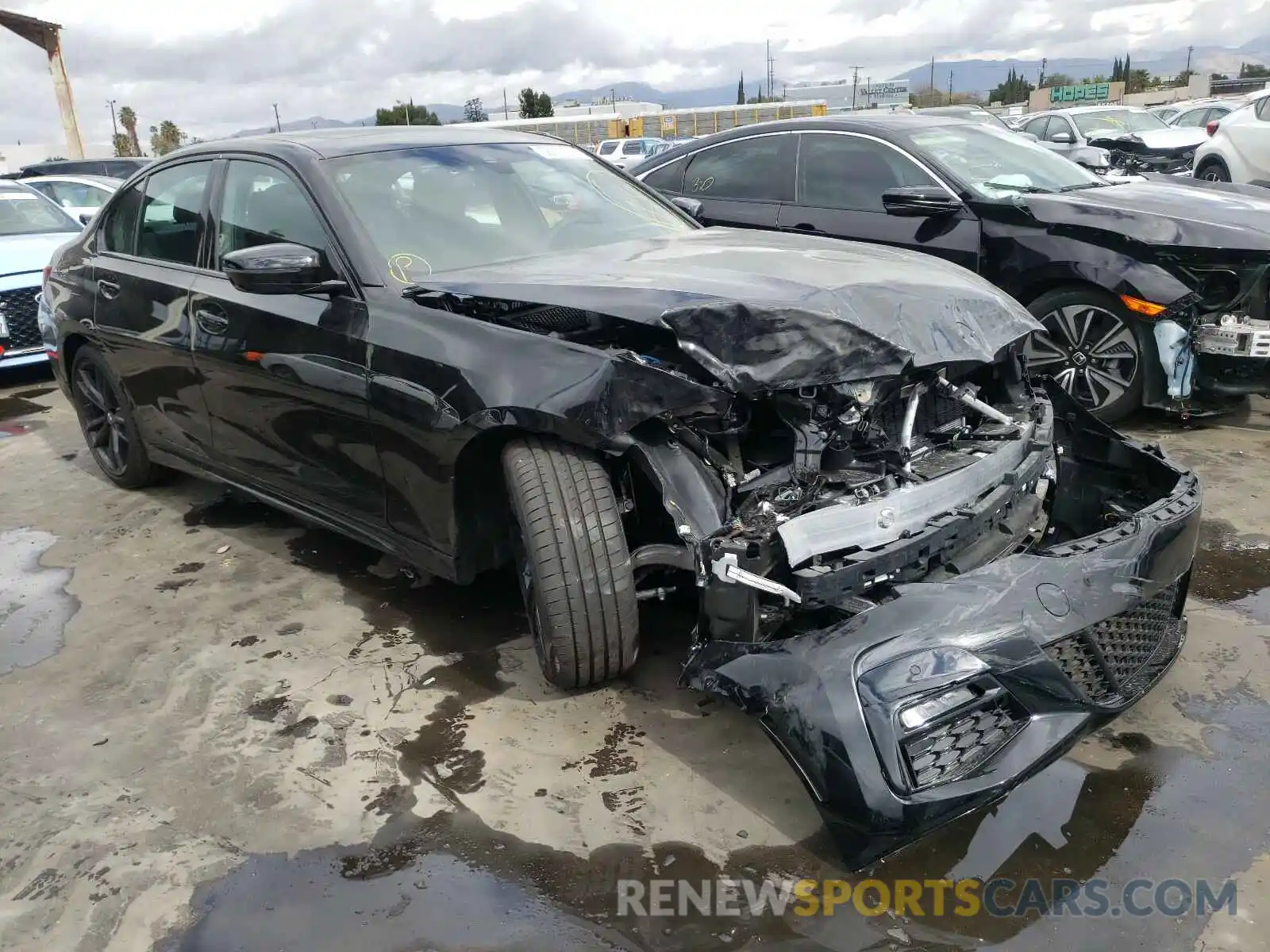 1 Фотография поврежденного автомобиля 3MW5R1J01M8B73860 BMW 3 SERIES 2021