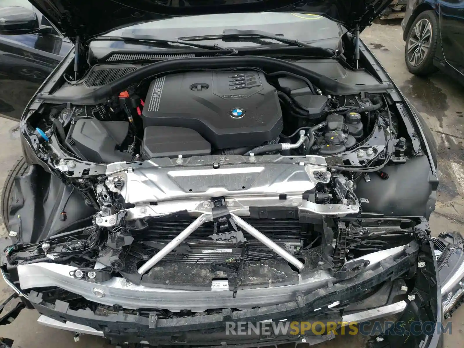 7 Фотография поврежденного автомобиля 3MW5R1J01M8B73860 BMW 3 SERIES 2021