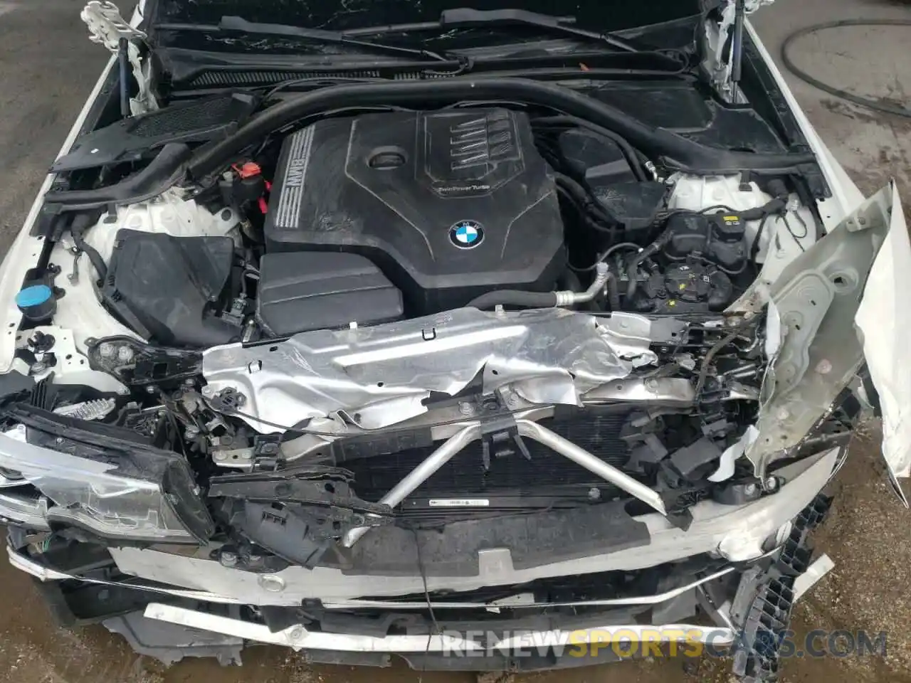 7 Фотография поврежденного автомобиля 3MW5R1J01M8B78041 BMW 3 SERIES 2021