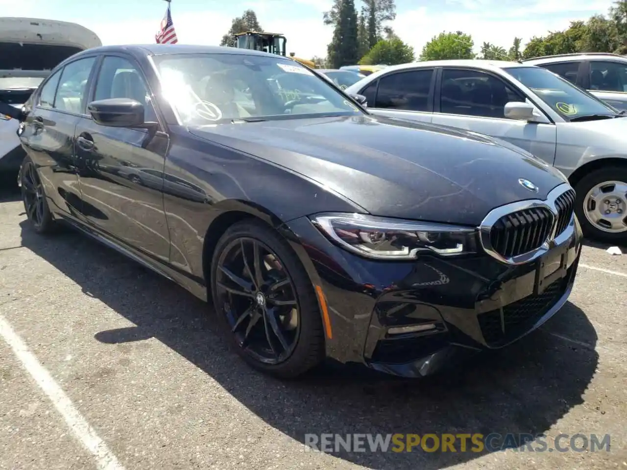 1 Photograph of a damaged car 3MW5R1J01M8B82042 BMW 3 SERIES 2021