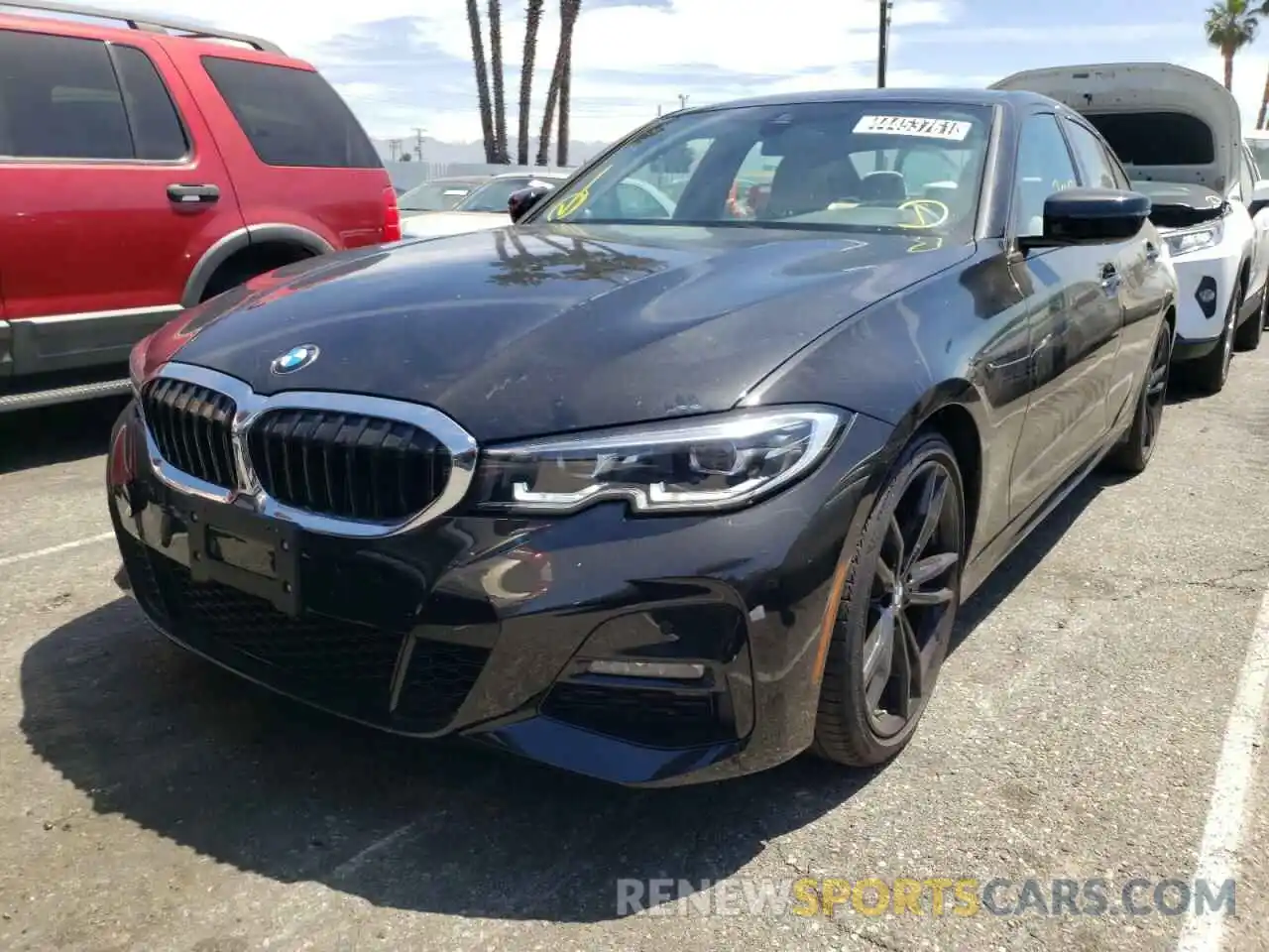 2 Photograph of a damaged car 3MW5R1J01M8B82042 BMW 3 SERIES 2021