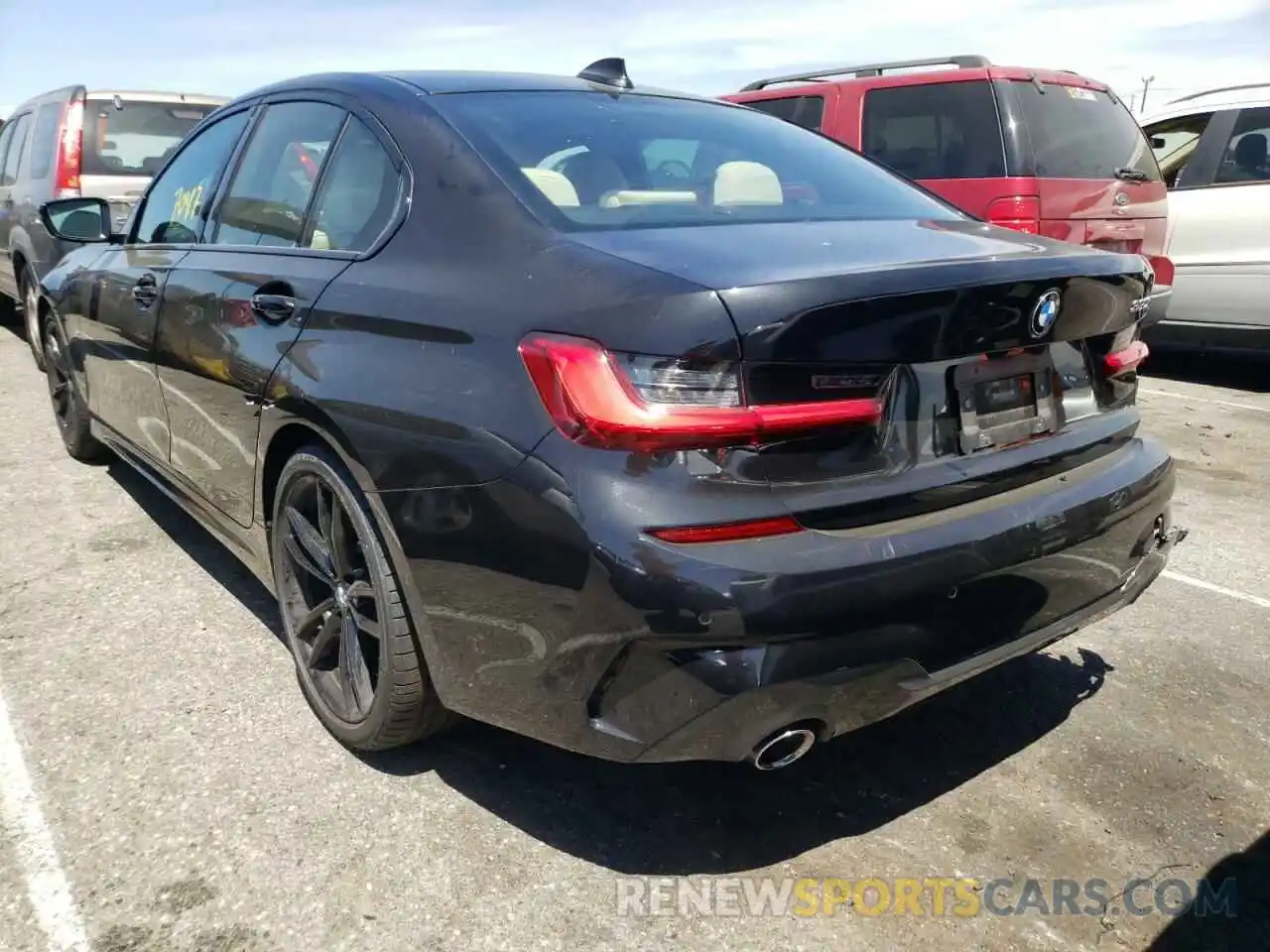 3 Photograph of a damaged car 3MW5R1J01M8B82042 BMW 3 SERIES 2021