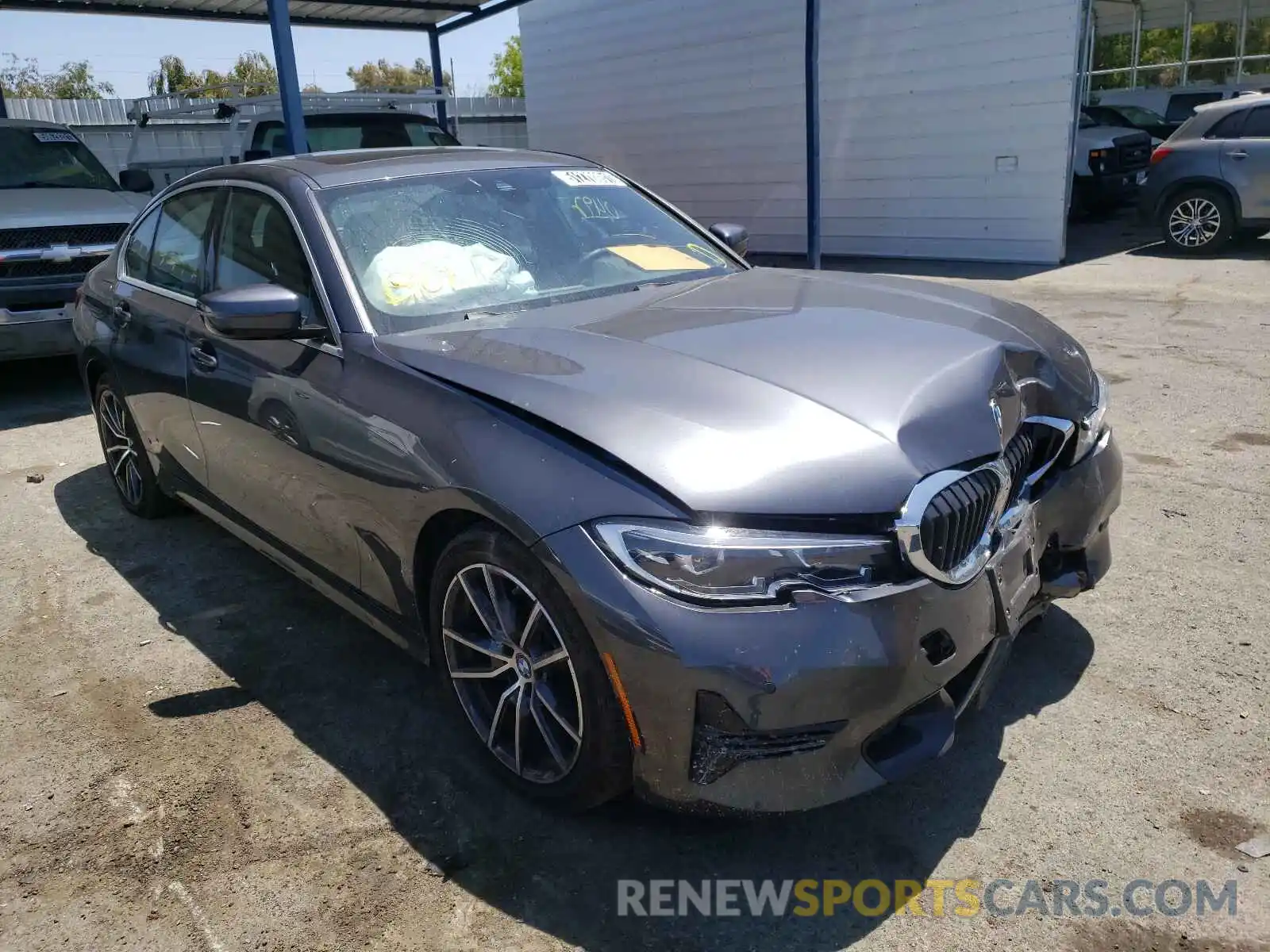 1 Photograph of a damaged car 3MW5R1J01M8B82560 BMW 3 SERIES 2021