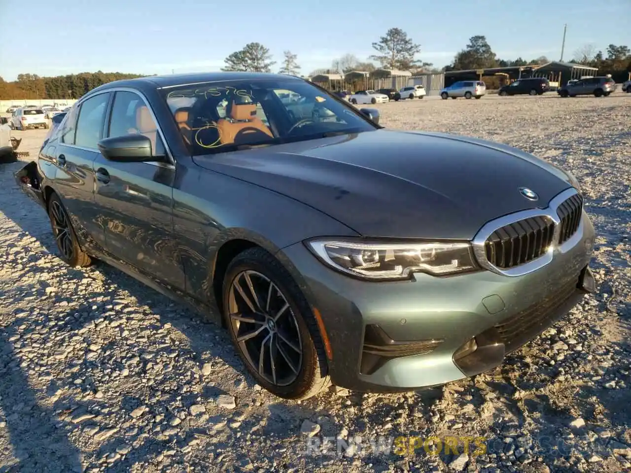 1 Photograph of a damaged car 3MW5R1J01M8B82607 BMW 3 SERIES 2021