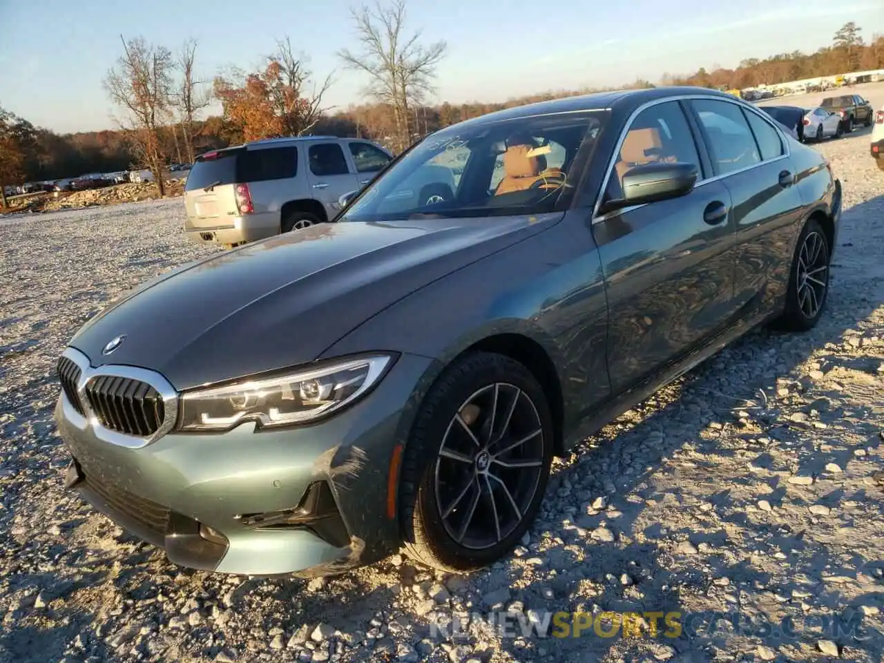 2 Фотография поврежденного автомобиля 3MW5R1J01M8B82607 BMW 3 SERIES 2021