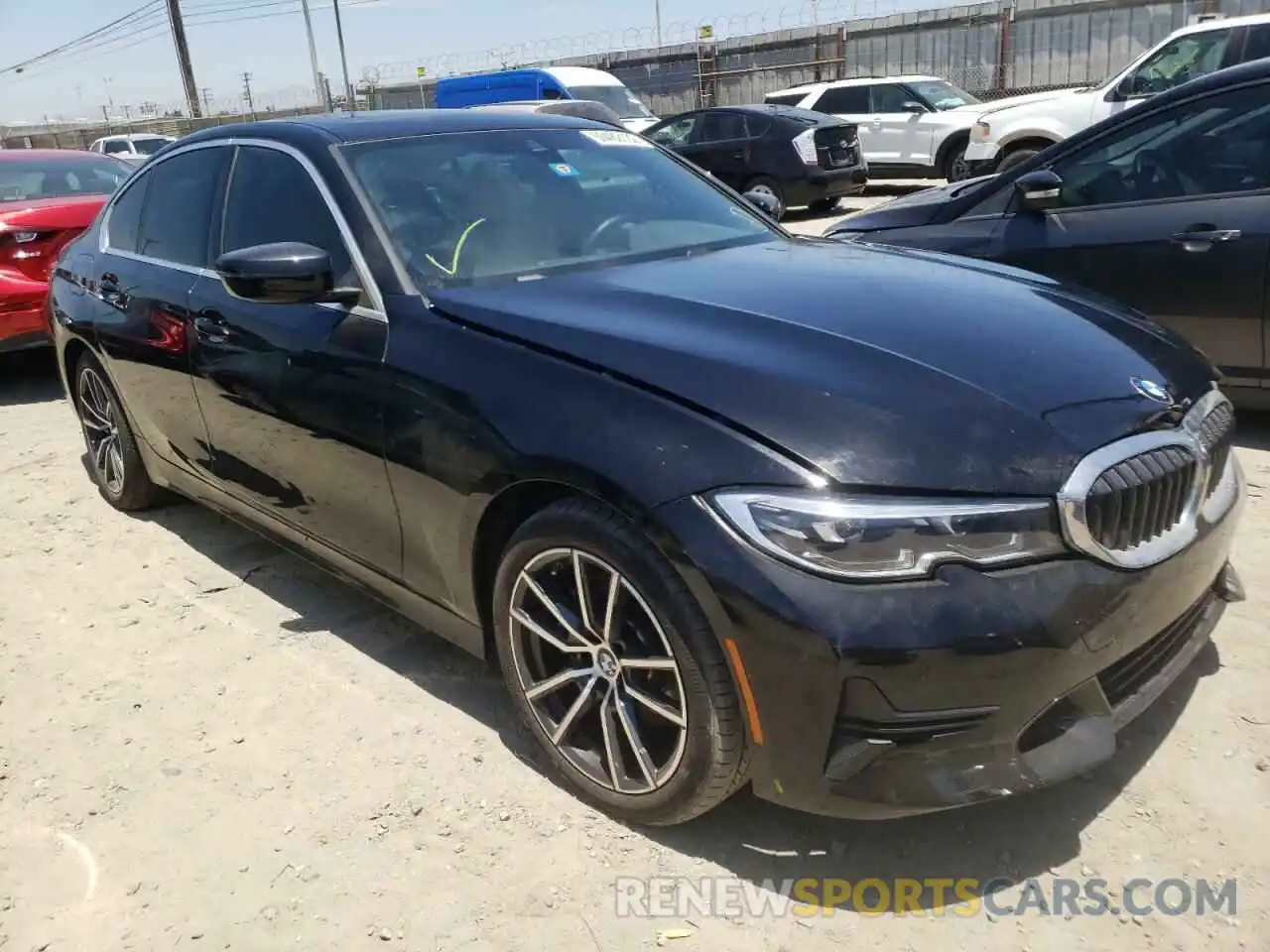 1 Photograph of a damaged car 3MW5R1J01M8B83739 BMW 3 SERIES 2021