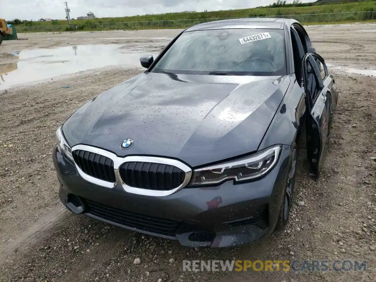 2 Photograph of a damaged car 3MW5R1J01M8B92389 BMW 3 SERIES 2021