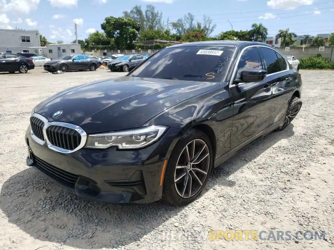 2 Photograph of a damaged car 3MW5R1J01M8B96975 BMW 3 SERIES 2021