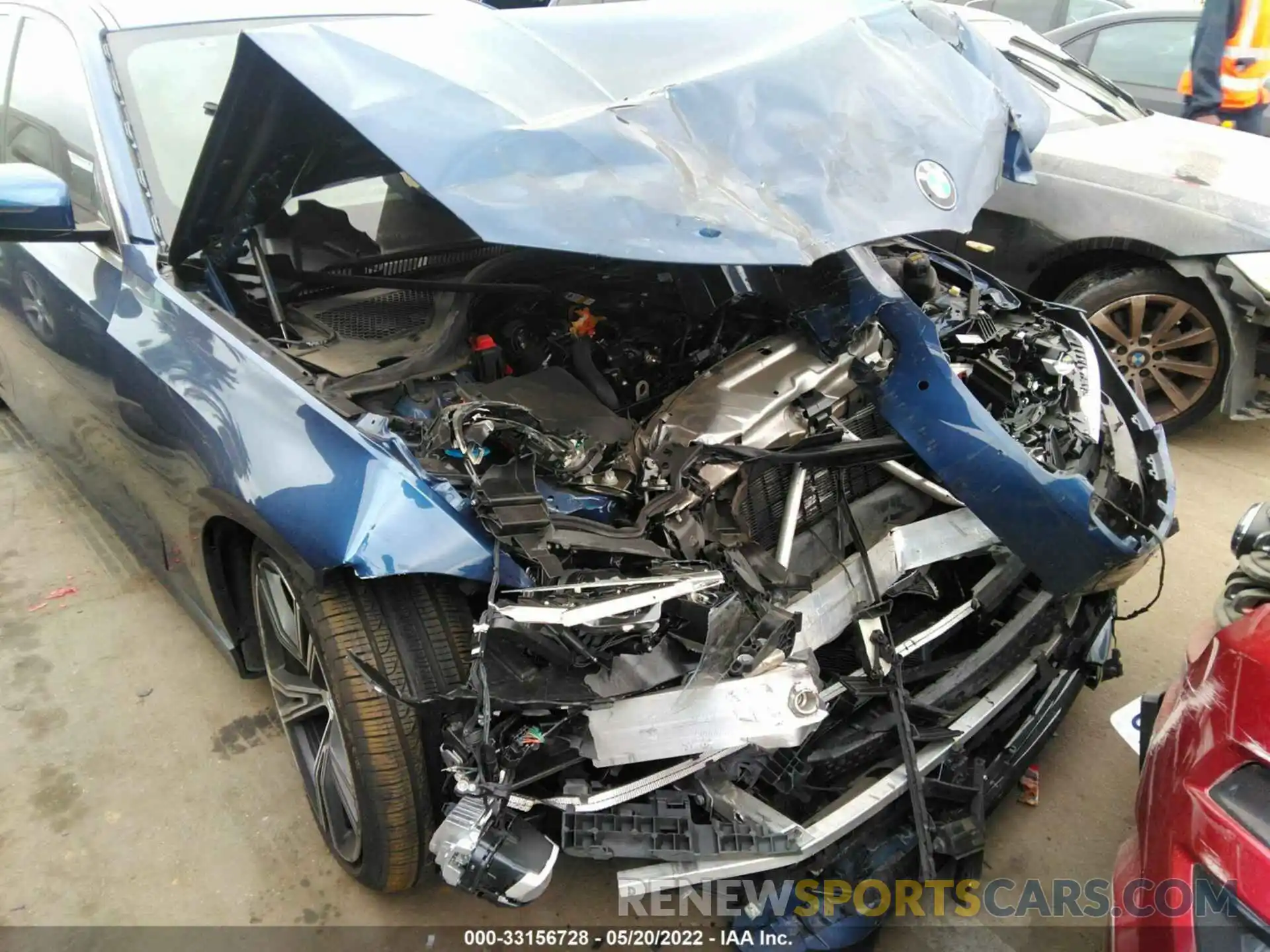 6 Photograph of a damaged car 3MW5R1J01M8B99679 BMW 3 SERIES 2021