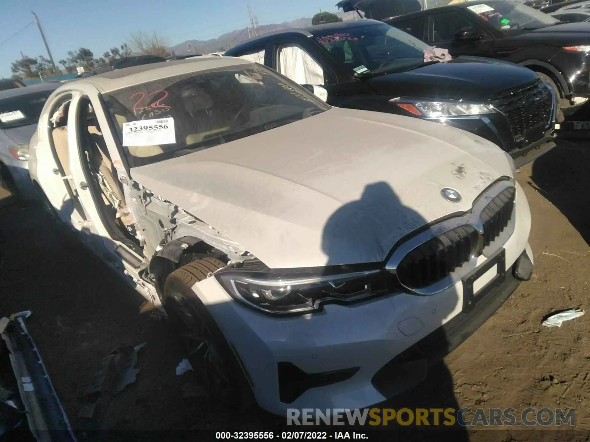 1 Photograph of a damaged car 3MW5R1J01M8C05996 BMW 3 SERIES 2021