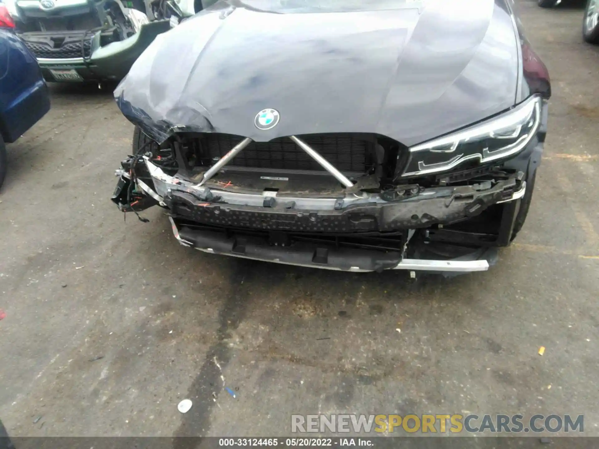 6 Photograph of a damaged car 3MW5R1J01M8C19686 BMW 3 SERIES 2021