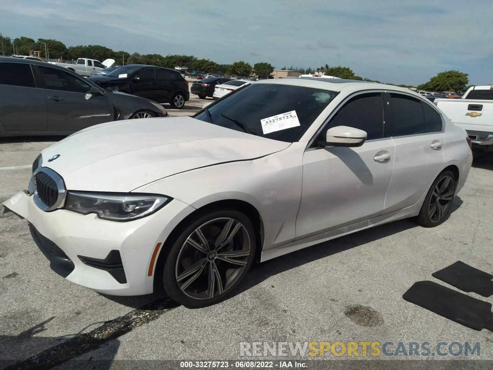 2 Photograph of a damaged car 3MW5R1J02M8B47932 BMW 3 SERIES 2021