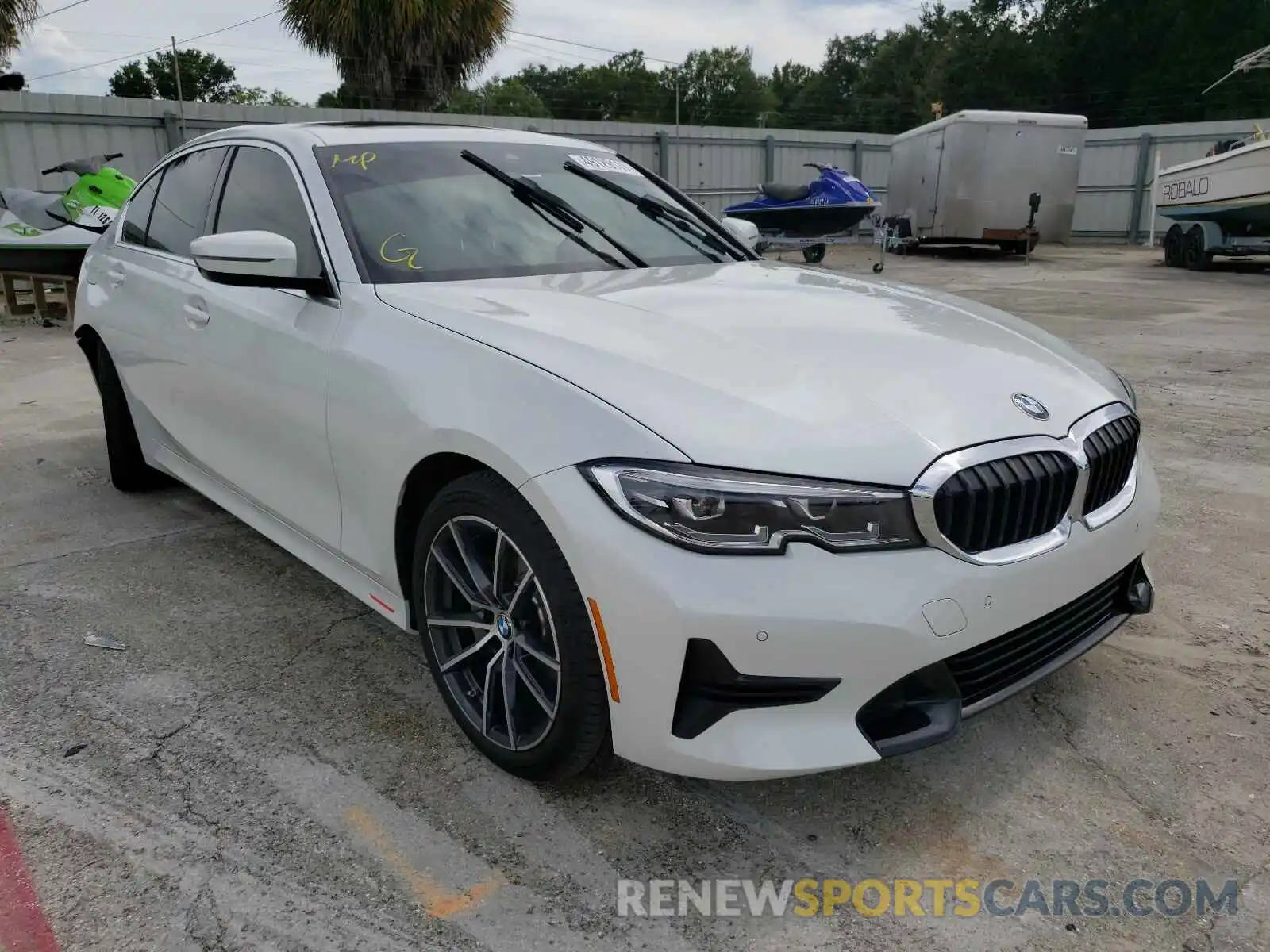 1 Photograph of a damaged car 3MW5R1J02M8B49762 BMW 3 SERIES 2021