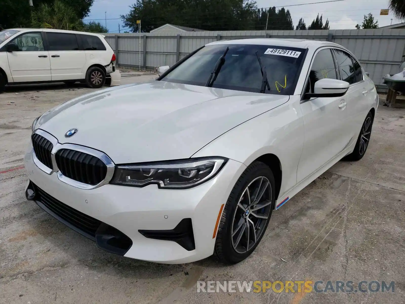 2 Photograph of a damaged car 3MW5R1J02M8B49762 BMW 3 SERIES 2021