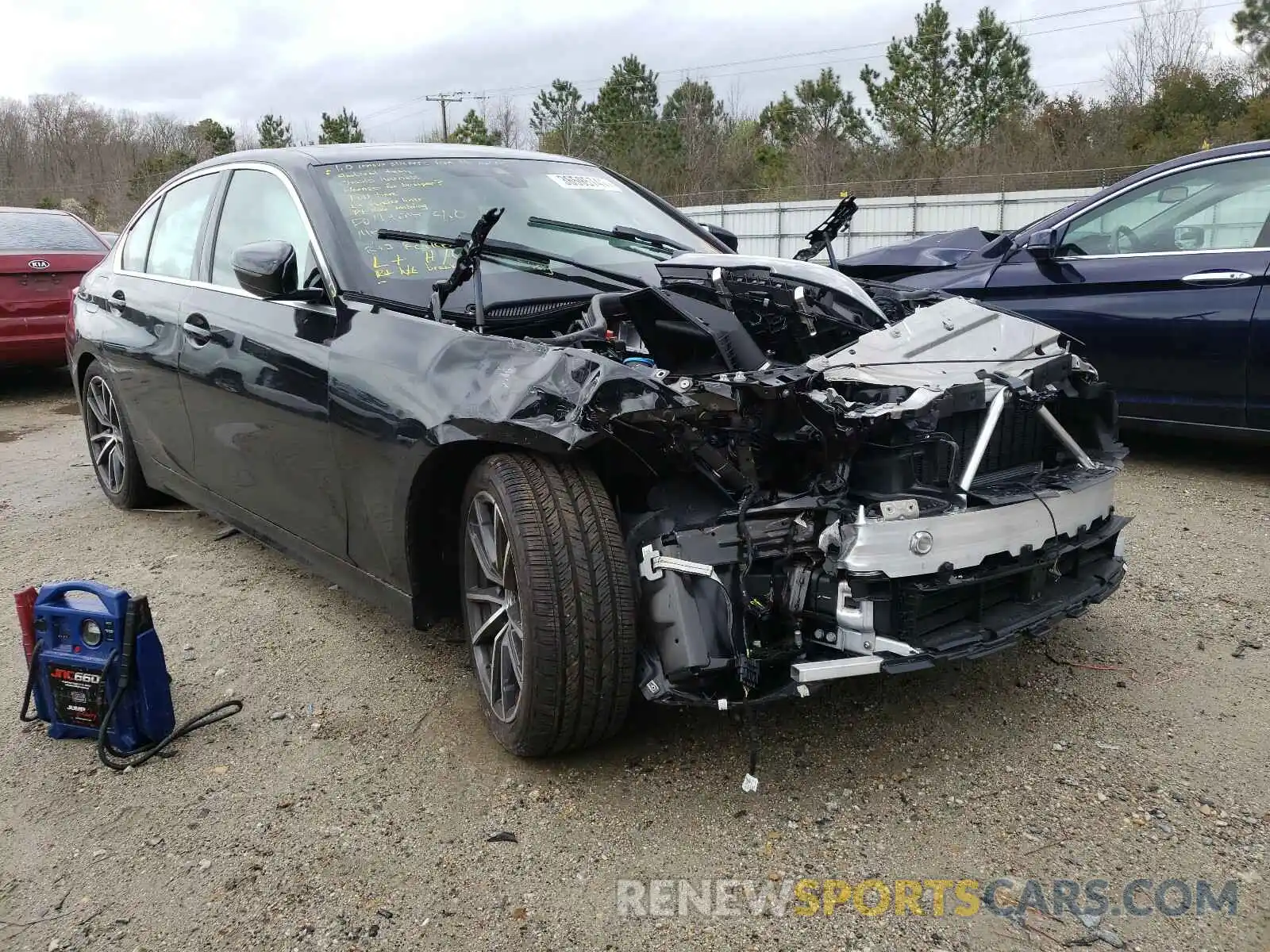 1 Фотография поврежденного автомобиля 3MW5R1J02M8B51625 BMW 3 SERIES 2021