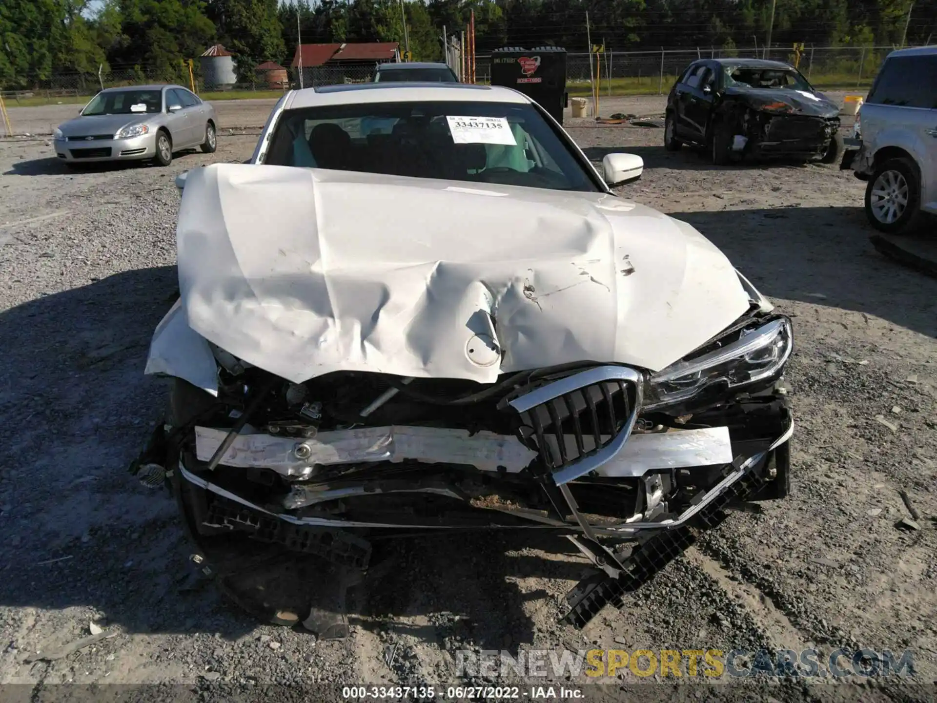 6 Photograph of a damaged car 3MW5R1J02M8B51690 BMW 3 SERIES 2021