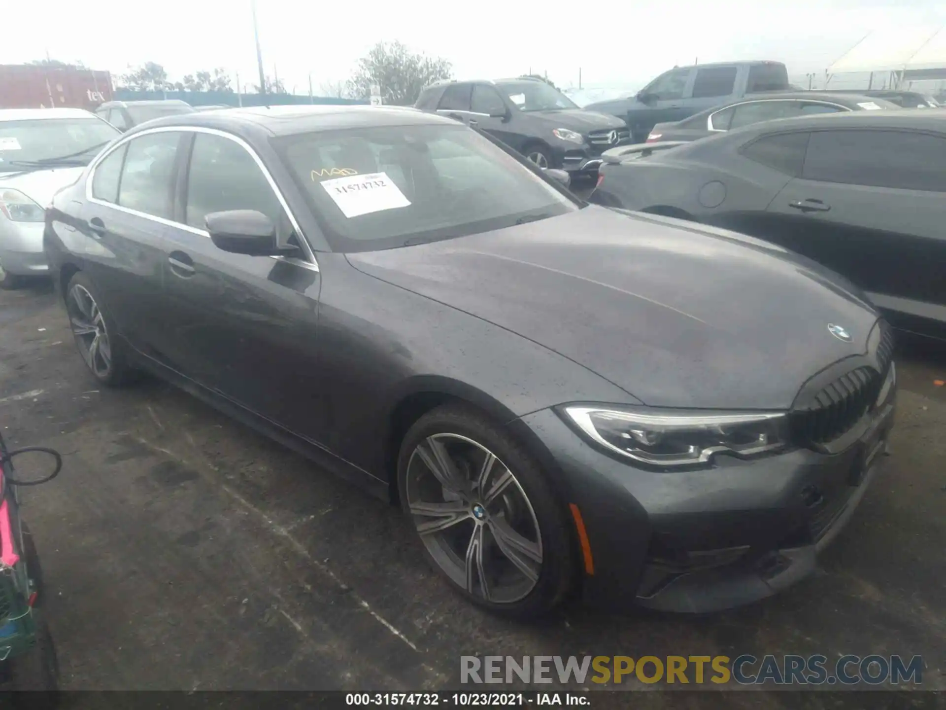 1 Photograph of a damaged car 3MW5R1J02M8B59899 BMW 3 SERIES 2021