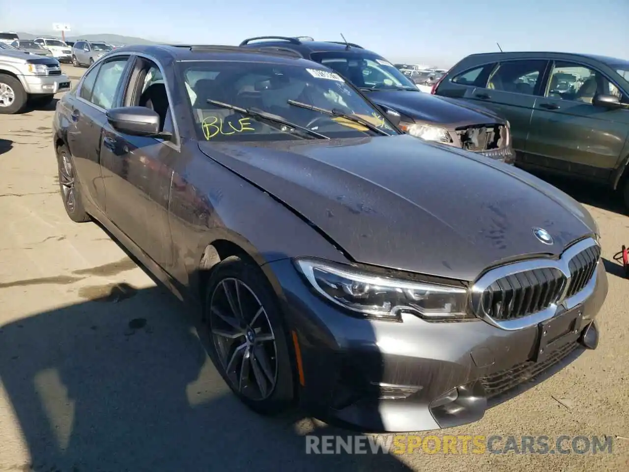 1 Photograph of a damaged car 3MW5R1J02M8B82440 BMW 3 SERIES 2021